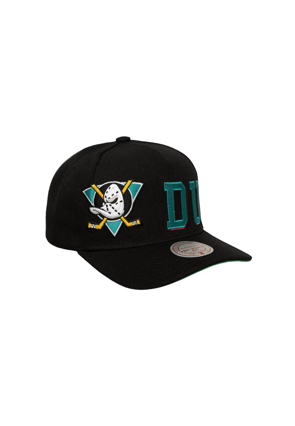GORRA MITCHELL & NESS NEGRA DUCKS NHL BUSTED PRO SNAPBACK
