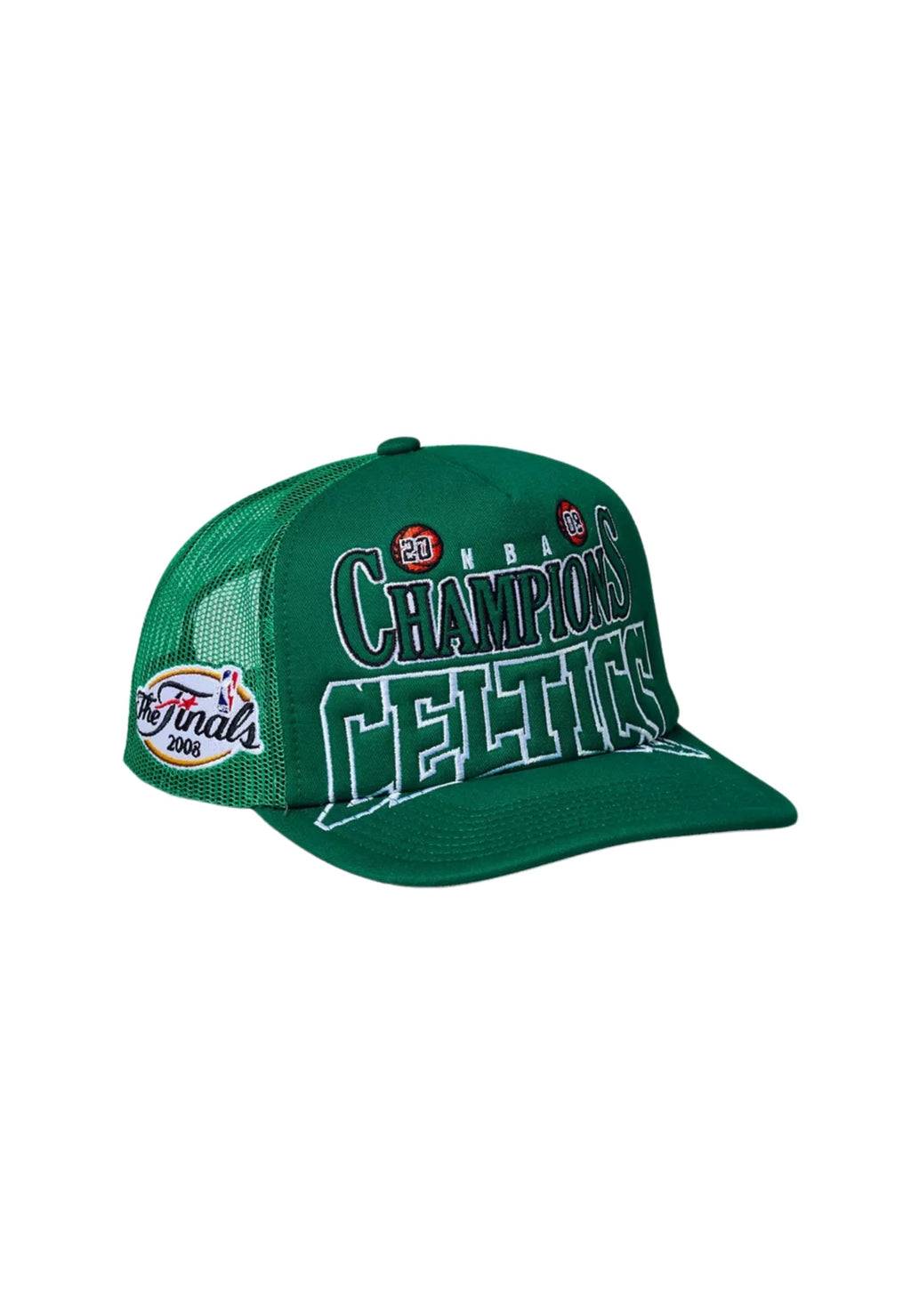 GORRA MITCHELL & NESS VERDE CELTICS BIG CHAMP TRUCKER CAP