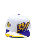 GORRA MITCHELL & NESS LOS ANGELES LAKERS NBA FASTIME SNAPBACK BLANCA
