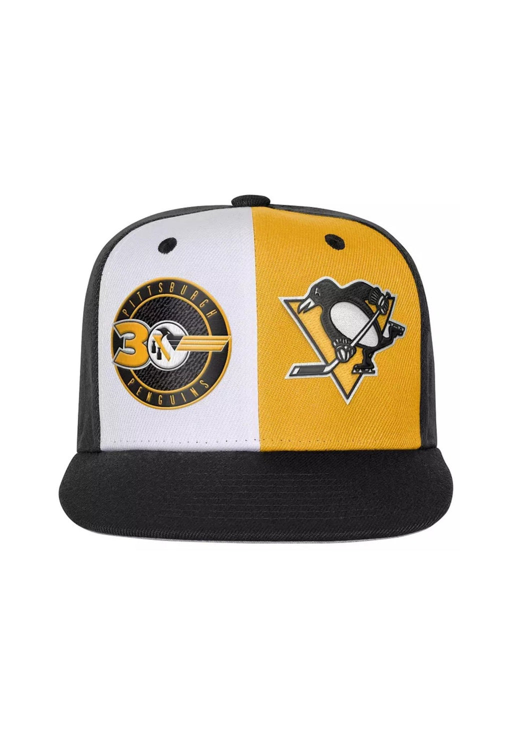 GORRA MITCHELL & NESS BLANCA PENGUINS DUO FRONT SNAPBACK - AREA ZERO