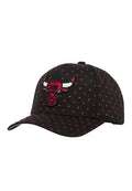GORRA MITCHELL & NESS CHICAGO BULLS NBA DOTTED POLKA PRO CROWN SNAPBACK NEGRA