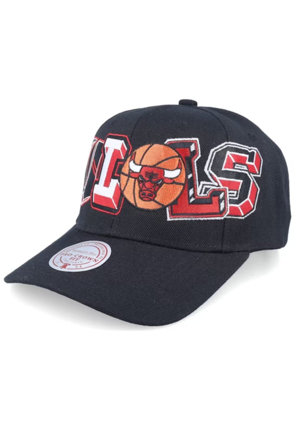GORRA MITCHELL & NESS NEGRA BULLS HYPER TYPE PRO SNAPBACK - AREA ZERO