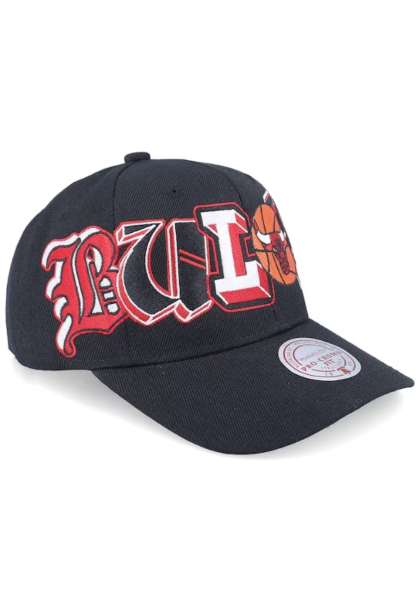 GORRA MITCHELL & NESS NEGRA BULLS HYPER TYPE PRO SNAPBACK - AREA ZERO