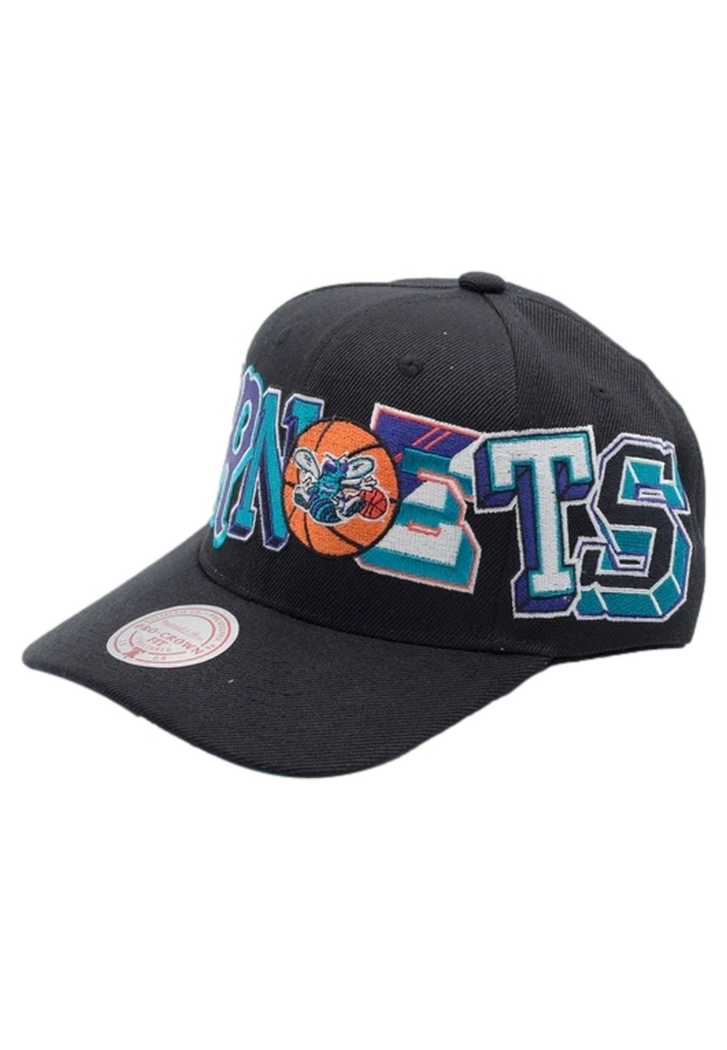 GORRA MITCHELL & NESS NEGRA HORNETS HYPER TYPE PRO SNAPBACK - AREA ZERO