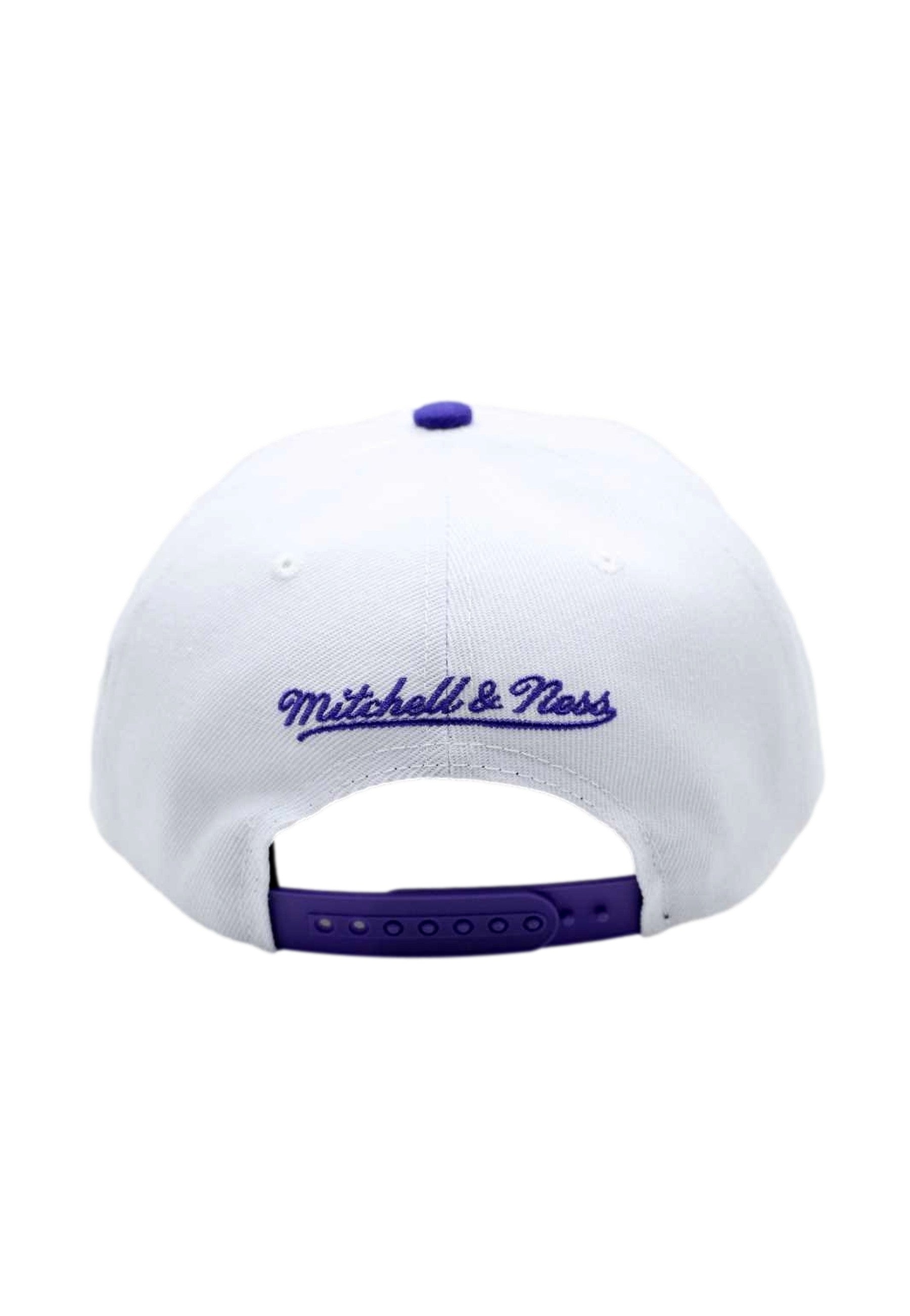 GORRA MITCHELL & NESS BLANCA LAKERS FASTIME SNAPBACK