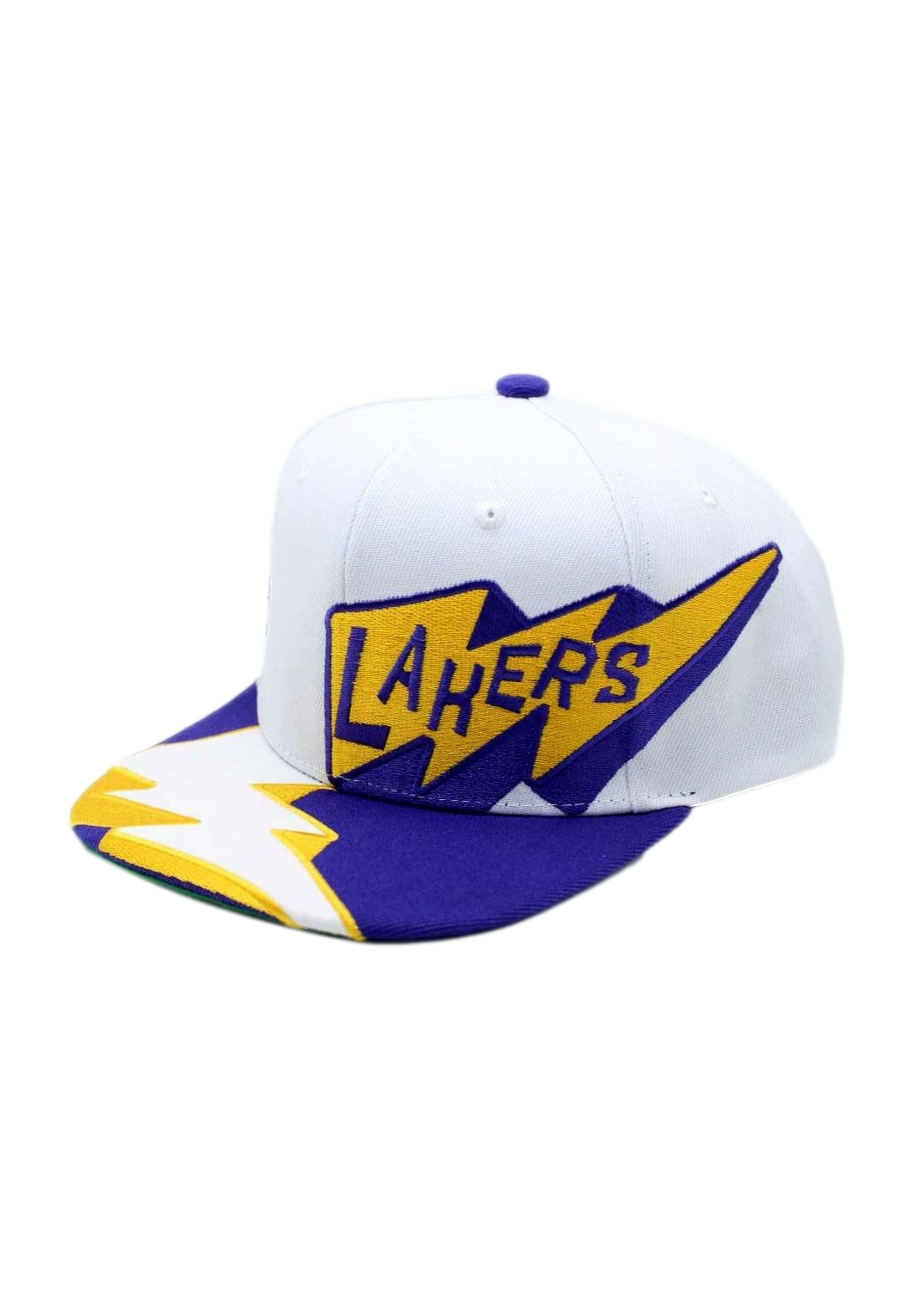 GORRA MITCHELL & NESS BLANCA LAKERS FASTIME SNAPBACK