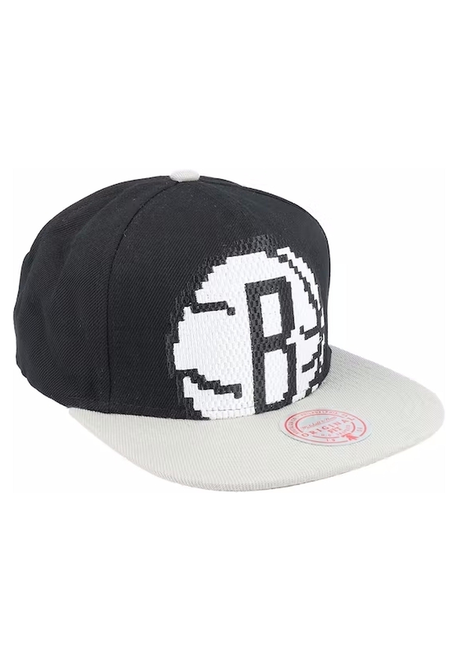 GORRA MITCHELL & NESS NEGRA BROOKLIN NETS 8 BITS XL SNAPBACK