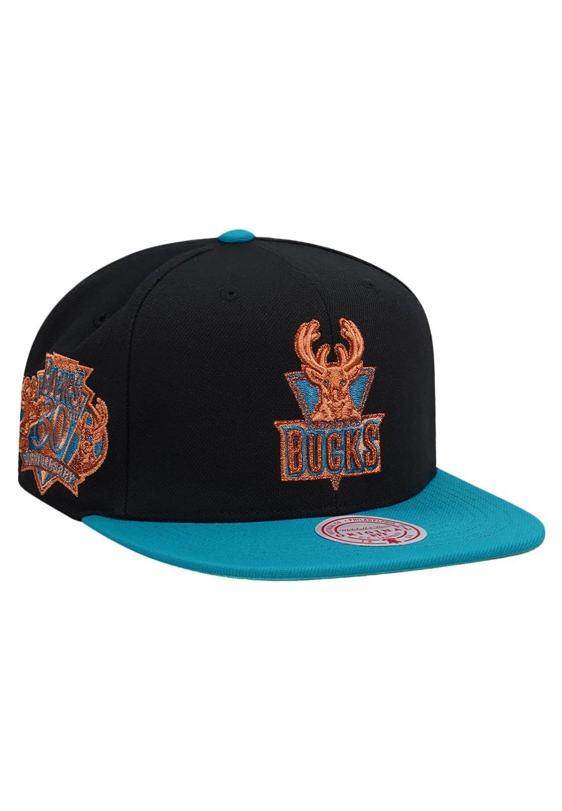 GORRA MITCHELL & NESS NEGRA BUCKS NBA MAKE CENTS SNAPBACK