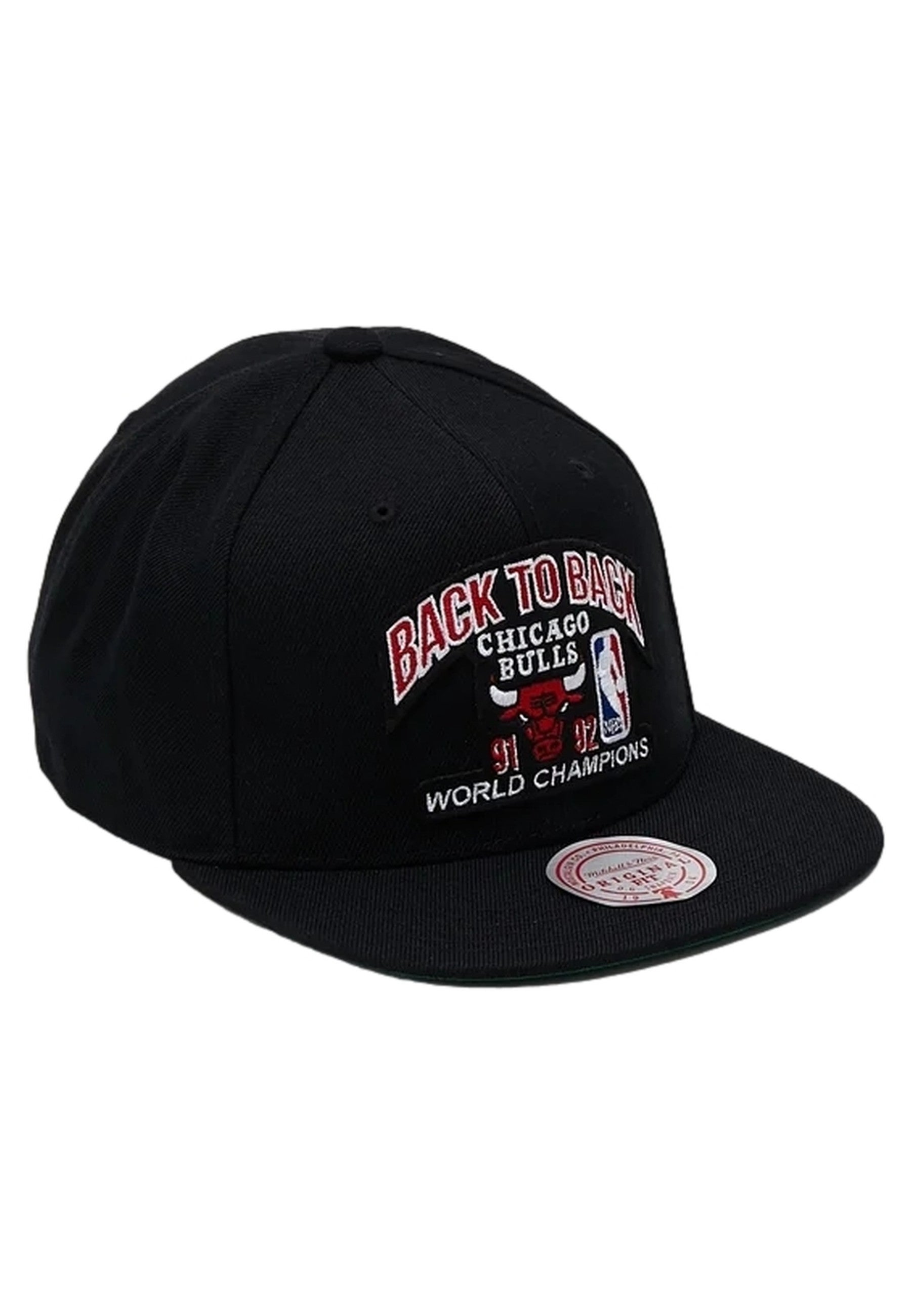 GORRA MITCHELL & NESS NEGRA BULLS 91/92 B2B CHAMPS SNAPBACK HWC