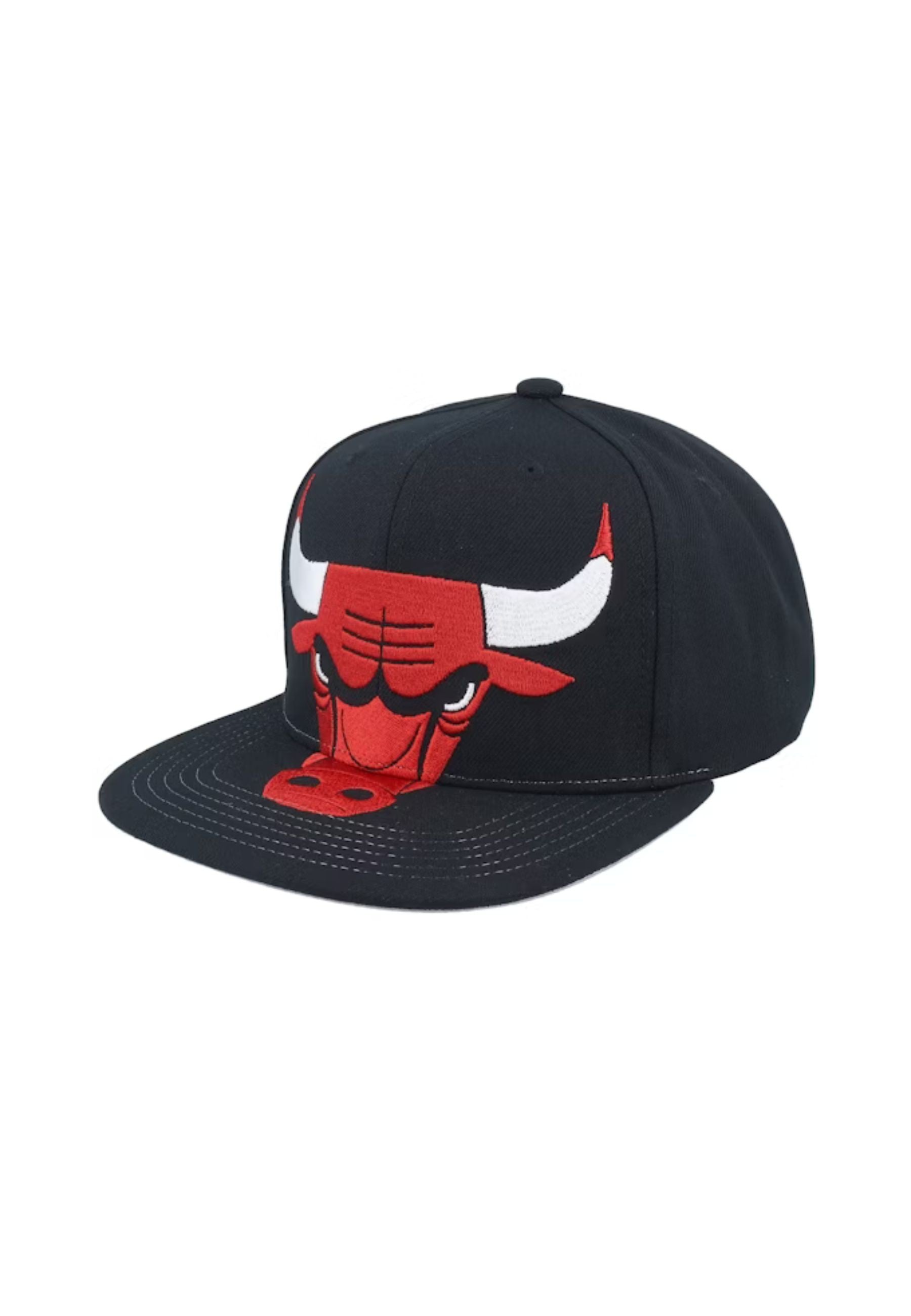 GORRA MITCHELL & NESS NEGRA BULLS NBA XL LOGO SNAPBACK