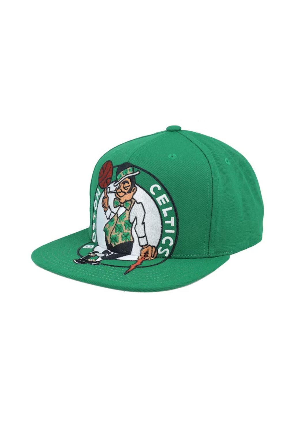 GORRA MITCHELL & NESS VERDE CELTICS NBA XL LOGO SNAPBACK