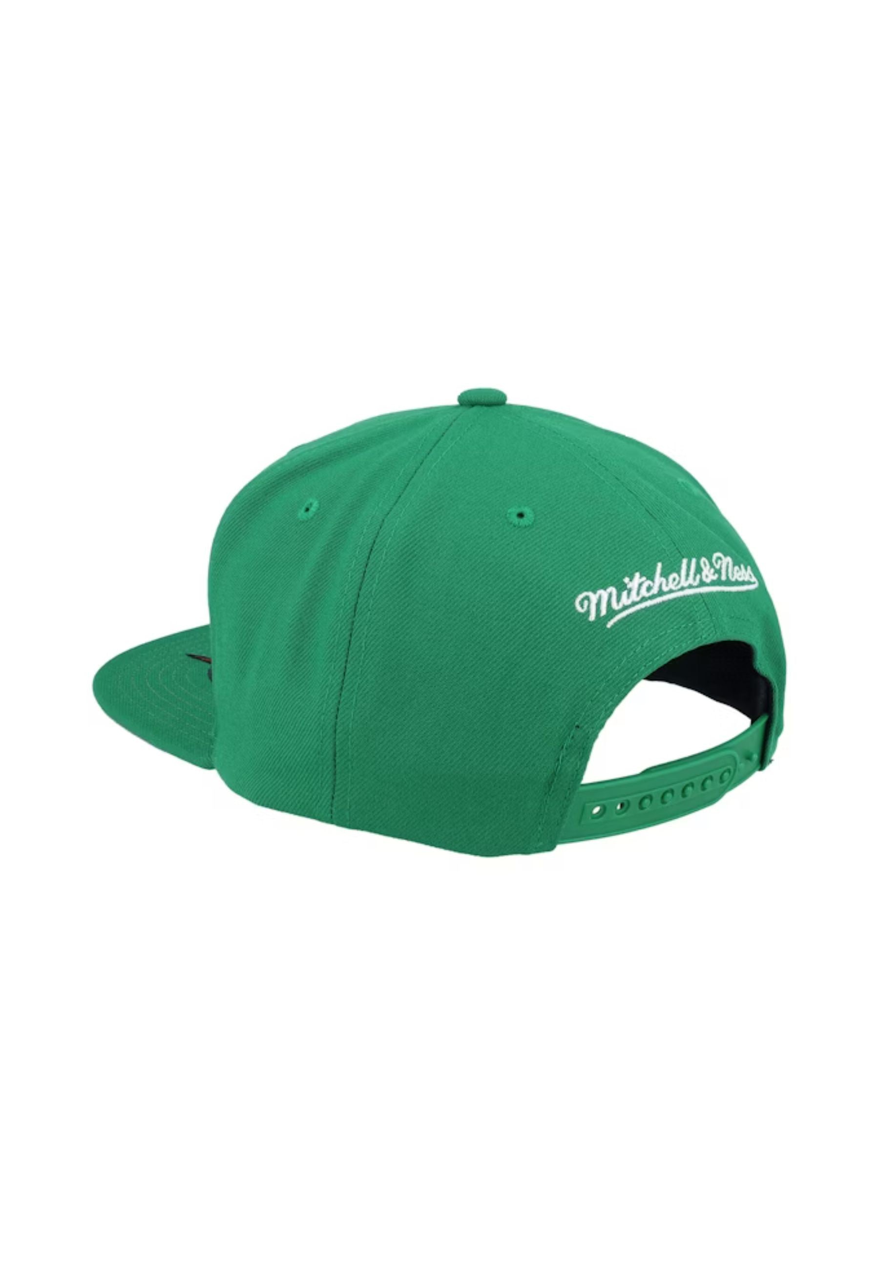 GORRA MITCHELL & NESS VERDE CELTICS NBA XL LOGO SNAPBACK