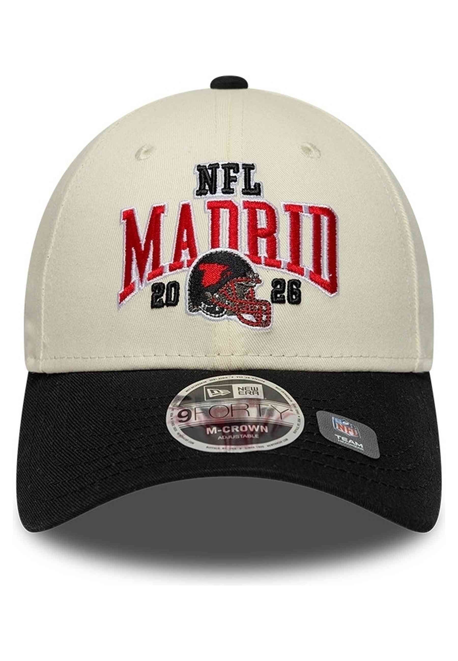 GORRA NEW ERA 9FORTY M-CROWN ATLANTA FALCONS NFL MADRID GAMES BEIGE