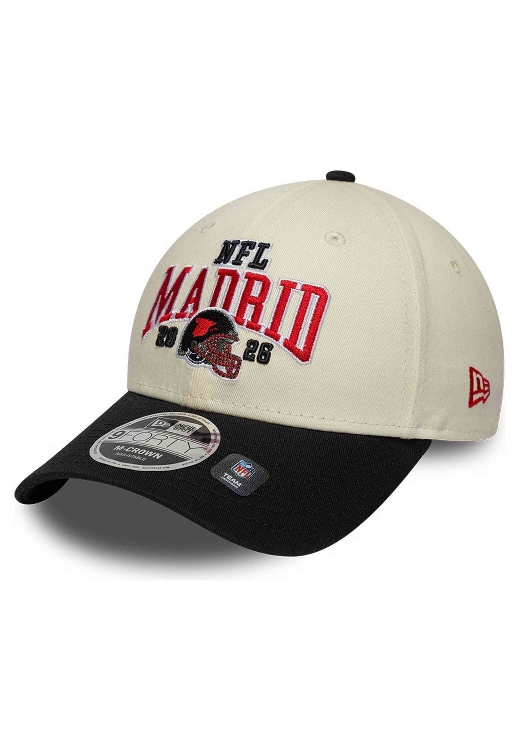 GORRA NEW ERA 9FORTY M-CROWN ATLANTA FALCONS NFL MADRID GAMES BEIGE
