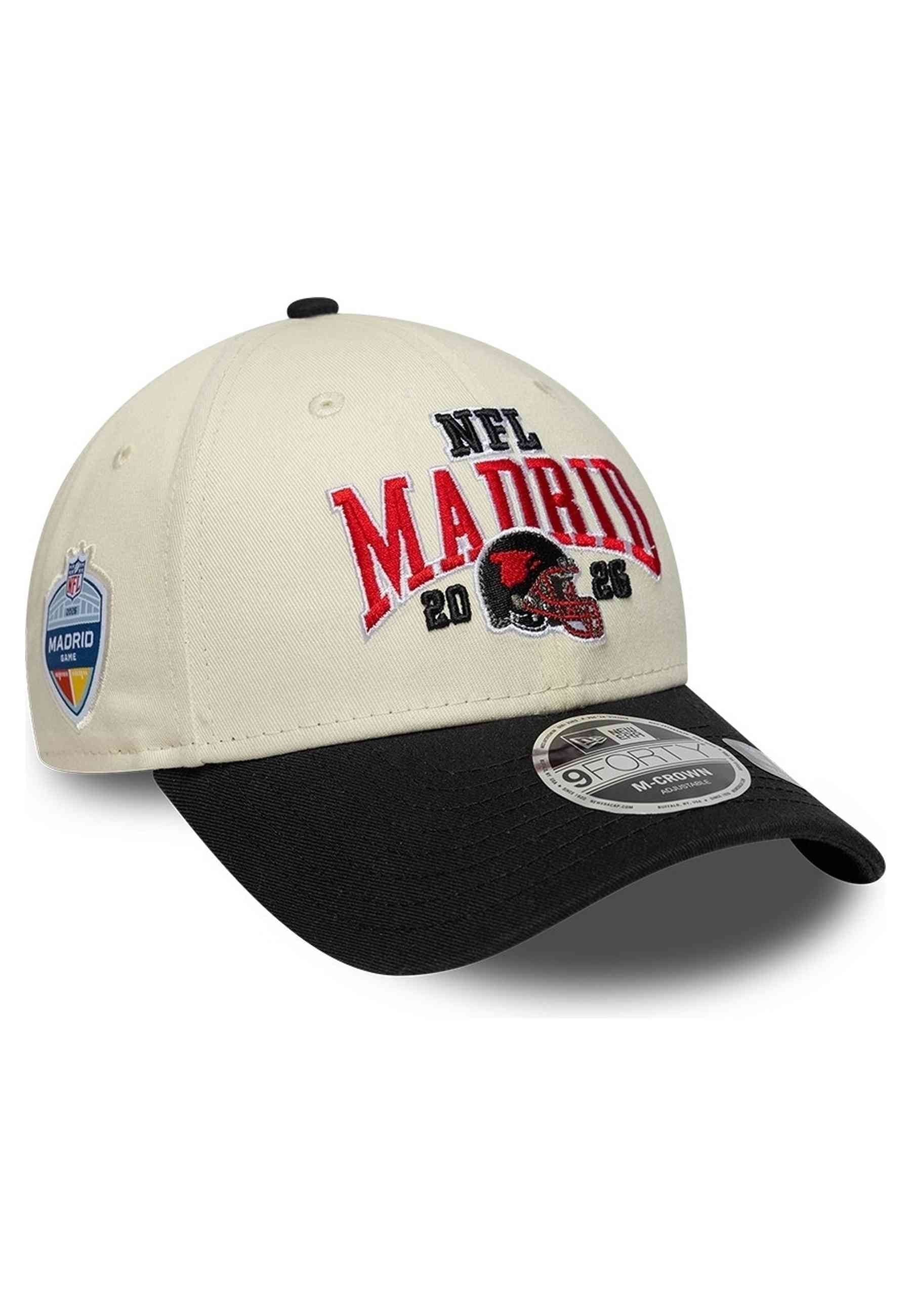 GORRA NEW ERA 9FORTY M-CROWN ATLANTA FALCONS NFL MADRID GAMES BEIGE