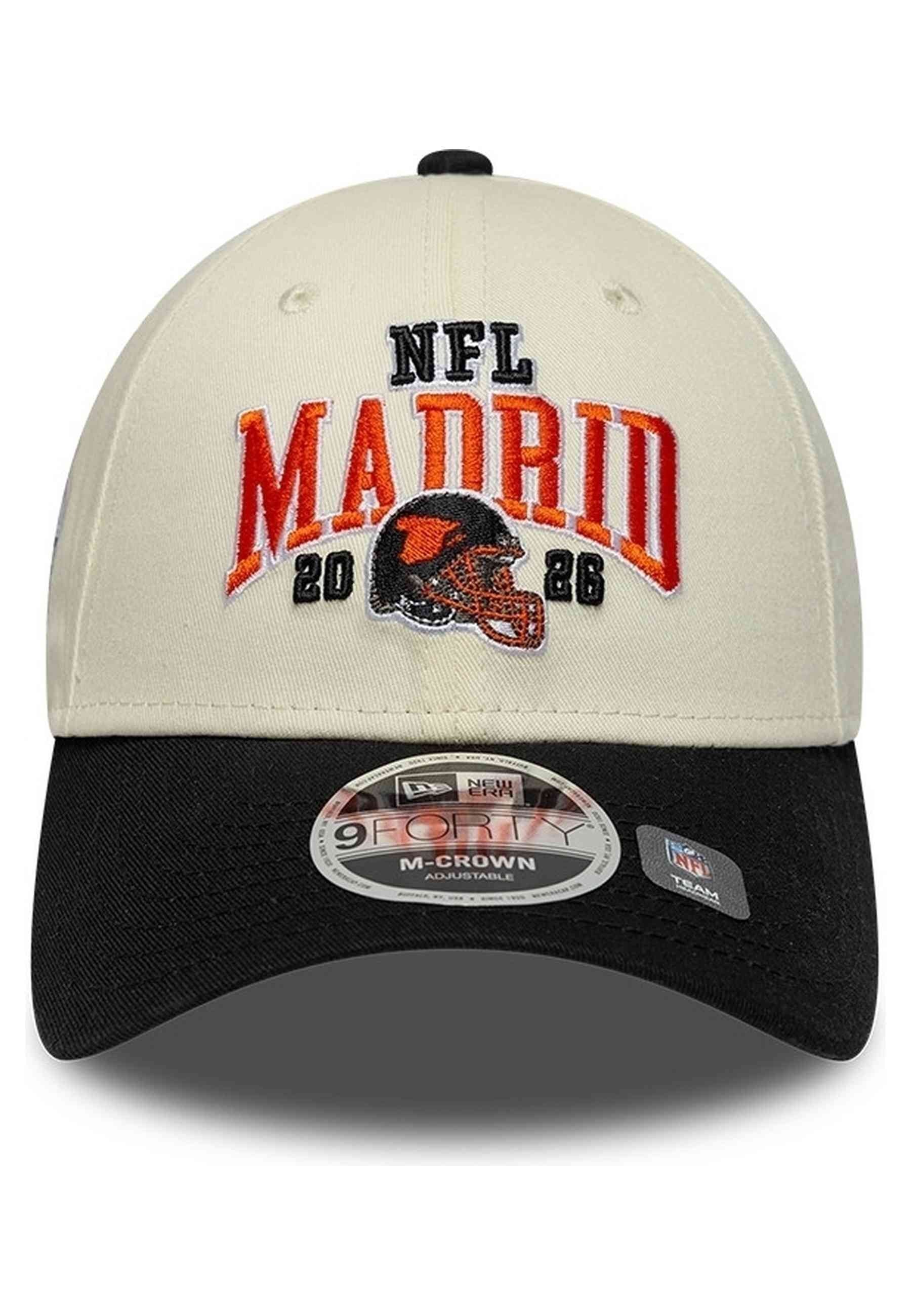 GORRA NEW ERA 9FORTY M-CROWN CINCINNATI BENGALS NFL MADRID GAMES BEIGE