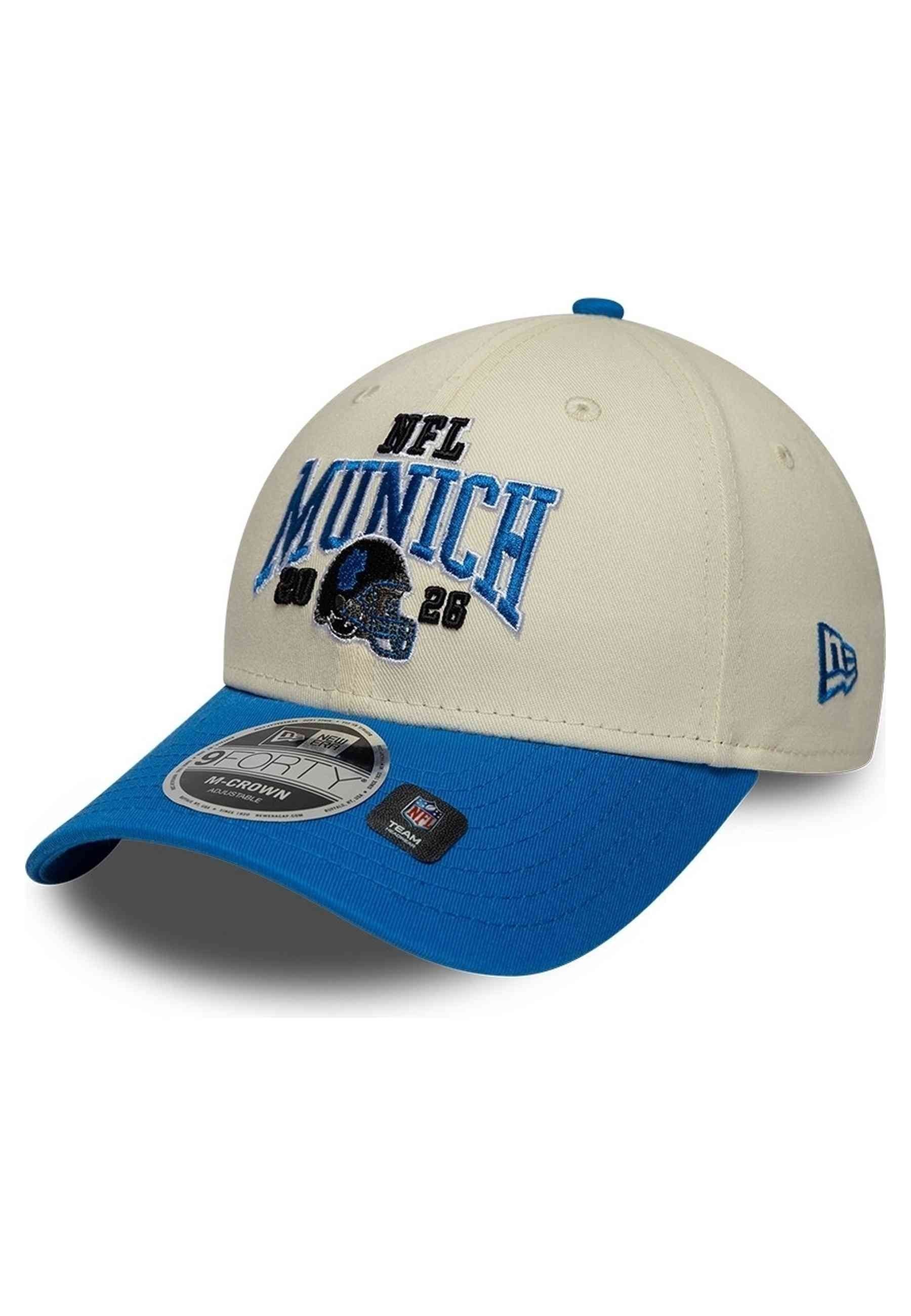 GORRA NEW ERA 9FORTY M-CROWN DETROIT LIONS NFL MUNICH GAMES BEIGE