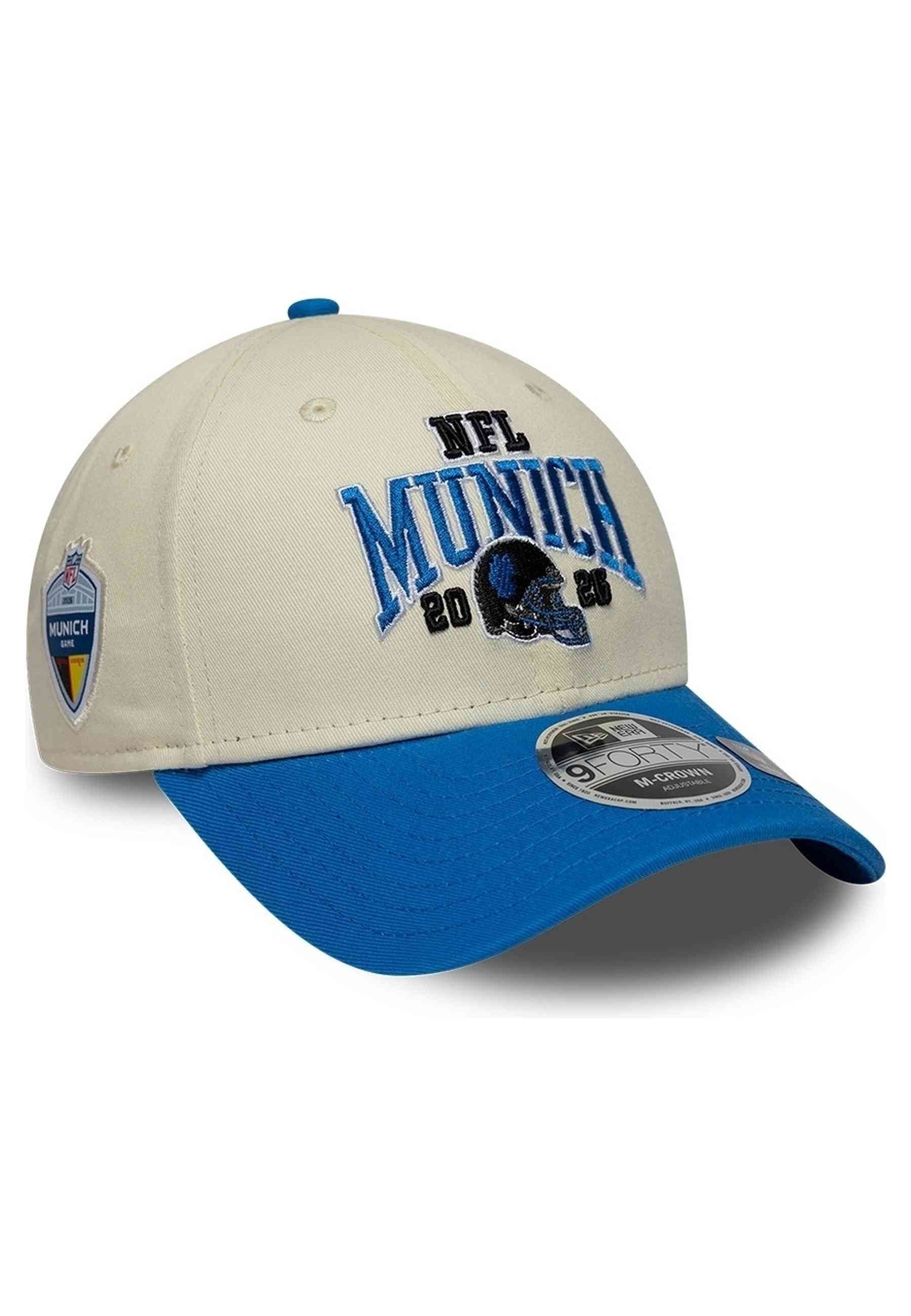 GORRA NEW ERA 9FORTY M-CROWN DETROIT LIONS NFL MUNICH GAMES BEIGE