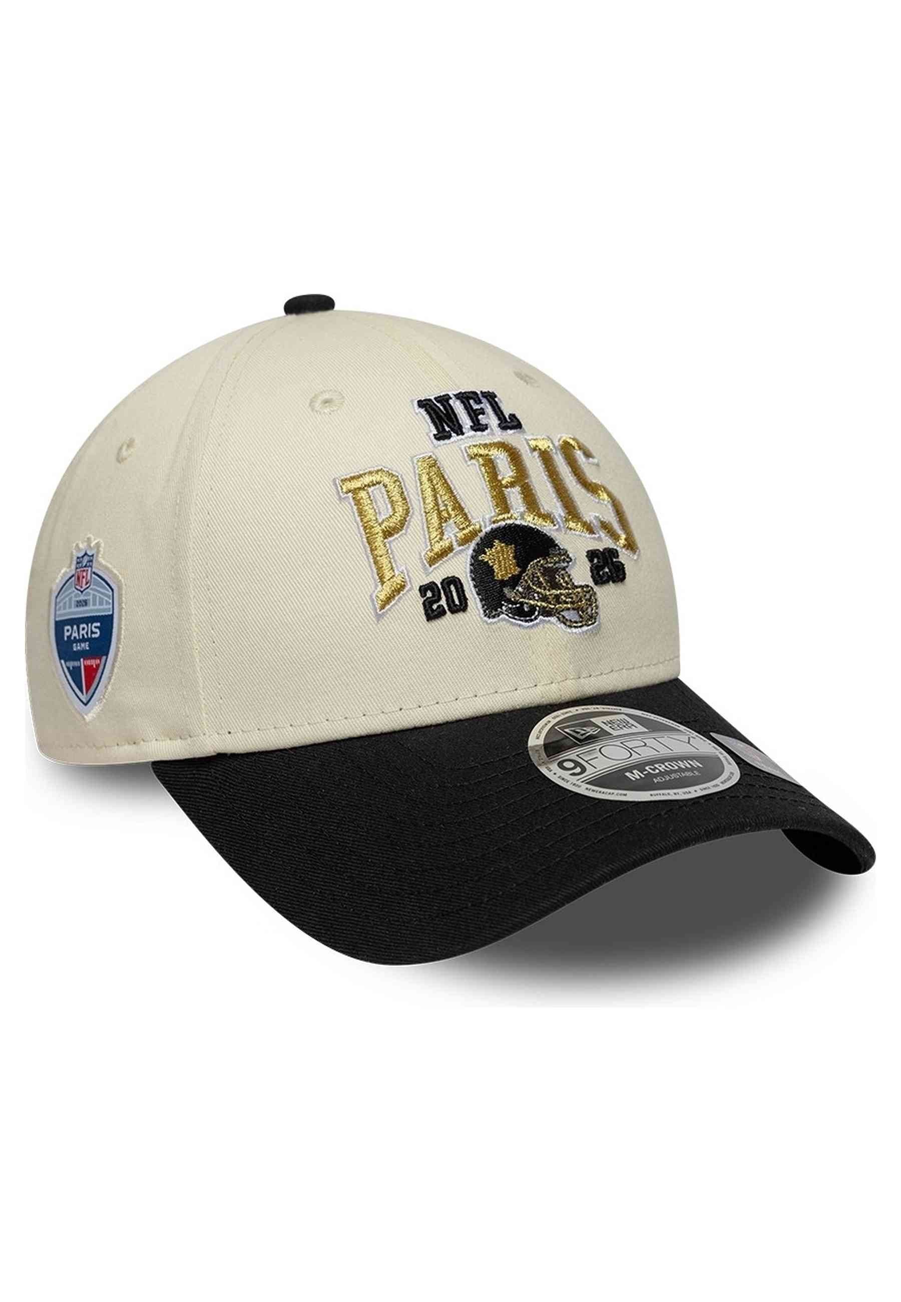 GORRA NEW ERA 9FORTY M-CROWN NEW ORLEAN SAINTS NFL PARIS GAMES BEIGE