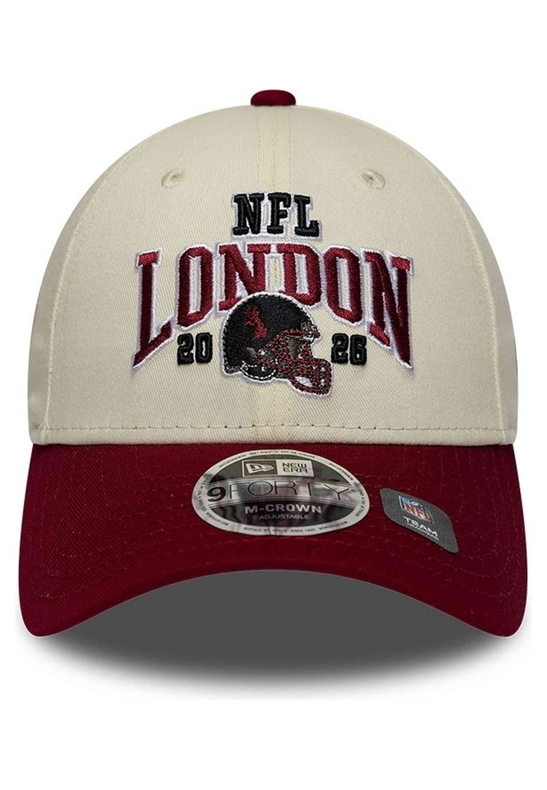 GORRA NEW ERA 9FORTY M-CROWN WASHINGTON COMMANDERS NFL LONDON GAMES BEIGE