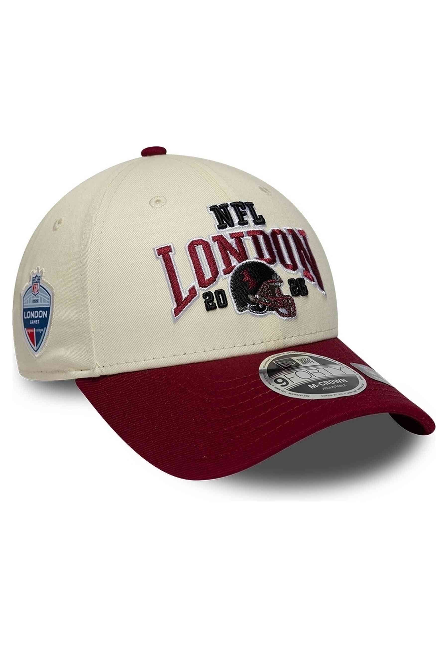 GORRA NEW ERA 9FORTY M-CROWN WASHINGTON COMMANDERS NFL LONDON GAMES BEIGE