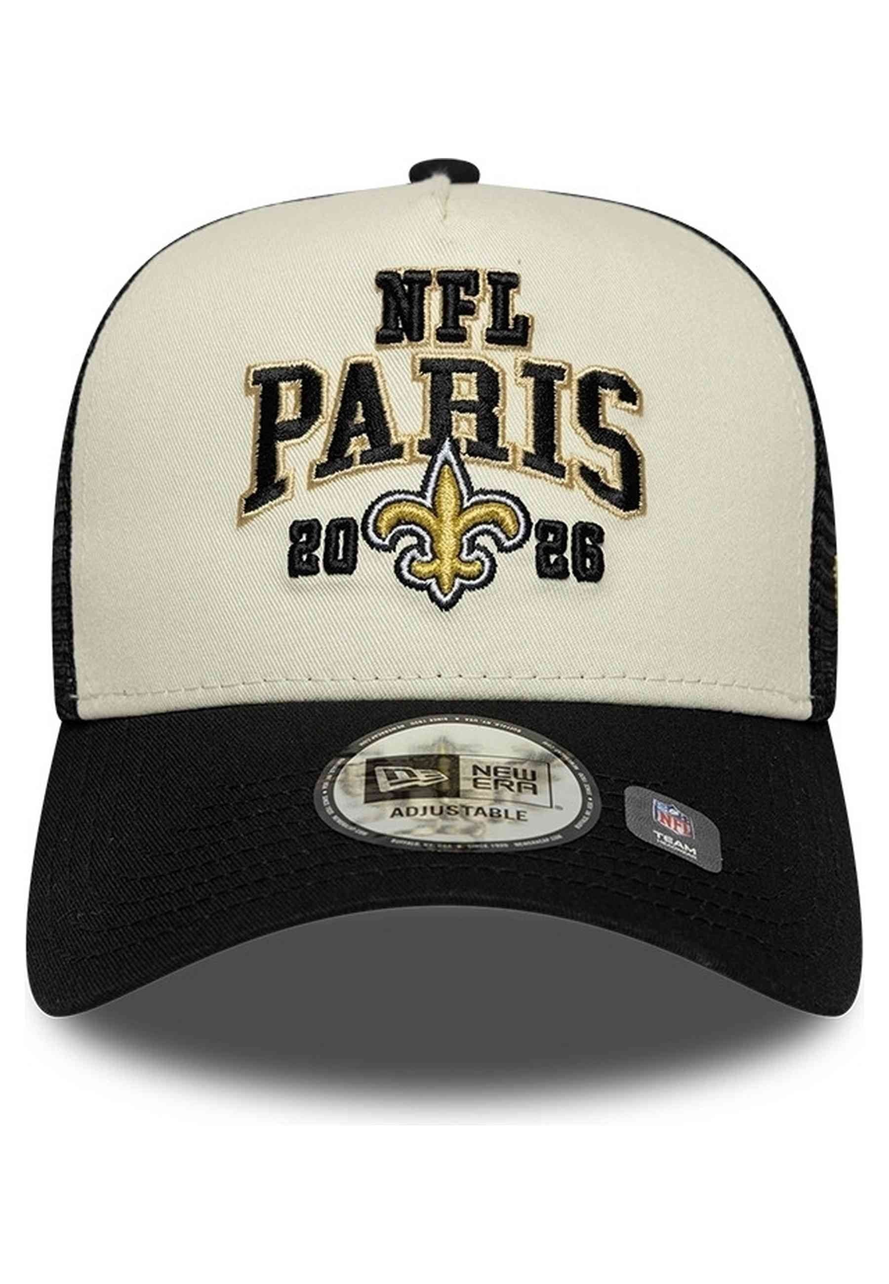 GORRA NEW ERA 9FORTY TRUCKER NEW ORLEAN SAINTS CONTRAST NFL PARIS GAMES