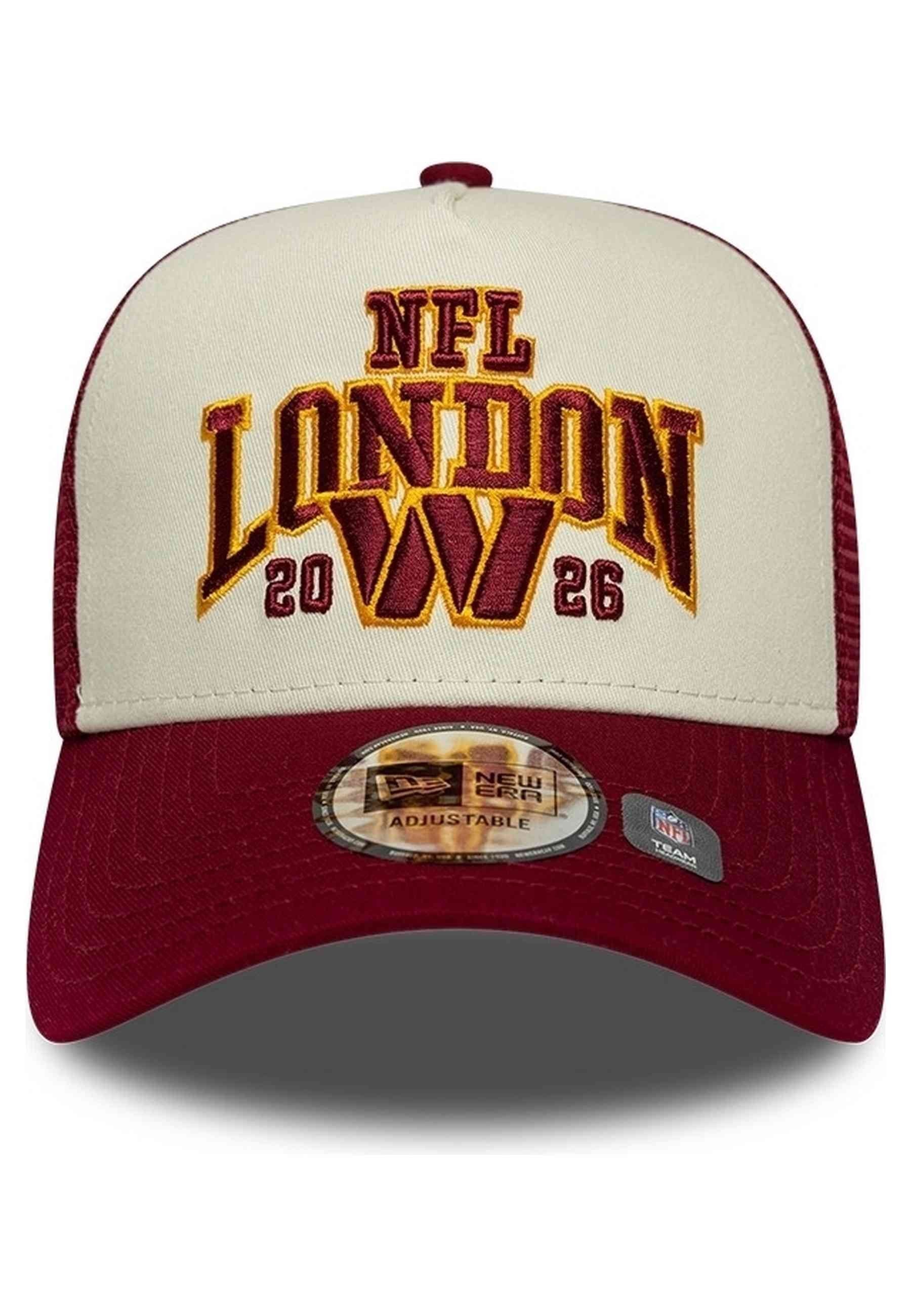 GORRA NEW ERA 9FORTY TRUCKER WASHINGTON COMMANDERS CONTRAST NFL LONDON GAMES