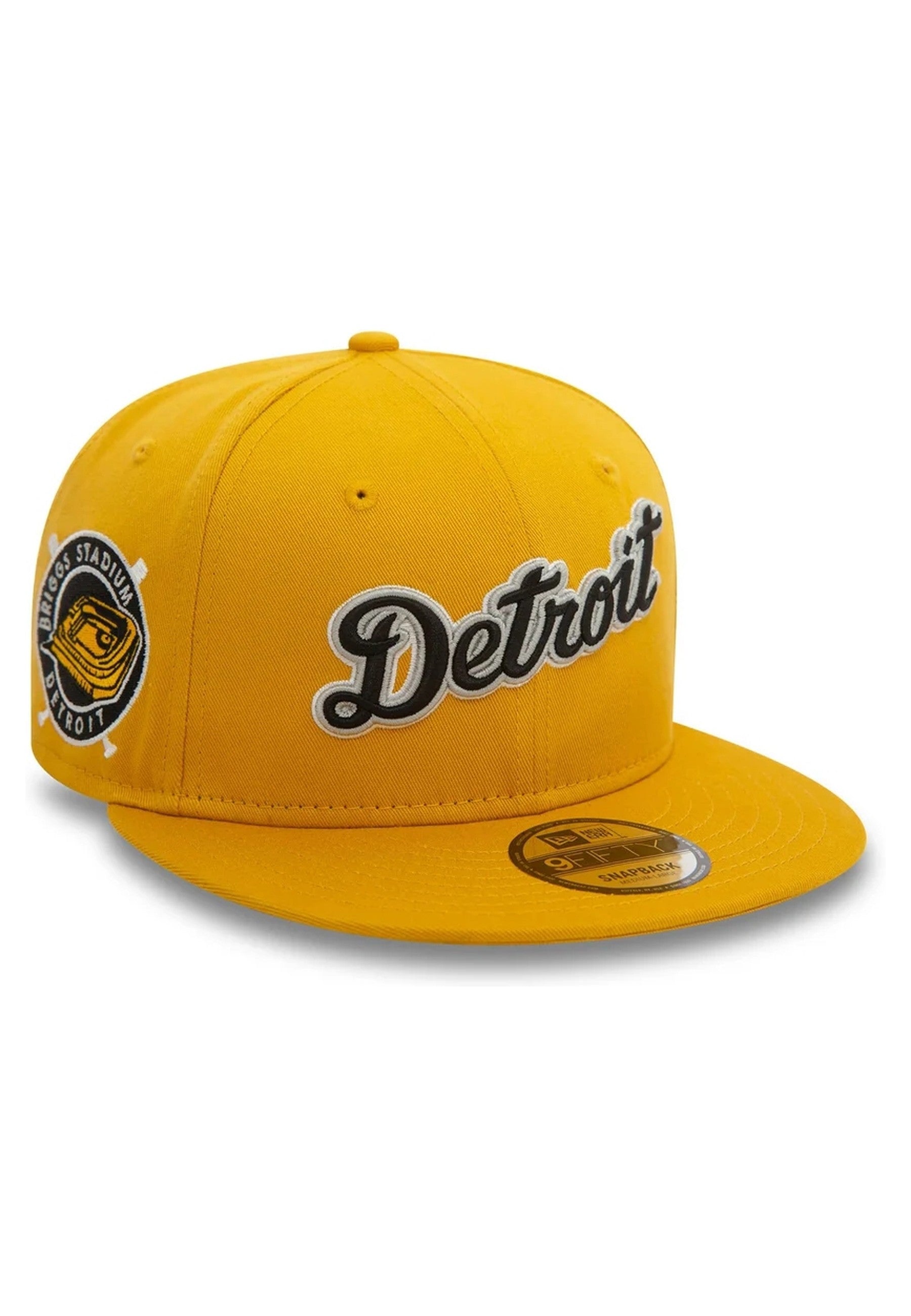 GORRA NEW ERA AMARILLA DETROIT TIGERS WORDMARK PATCH 9FIFTY DETTIGCO