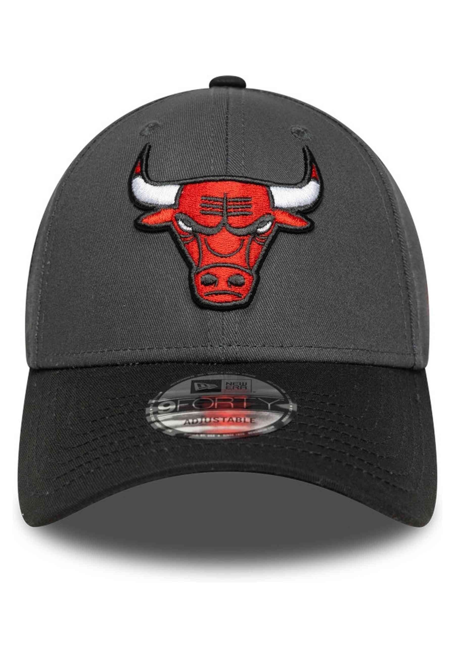 GORRA NEW ERA ANTRACITA BULLS SIDE PATCH 9FORTY CHIBUL
