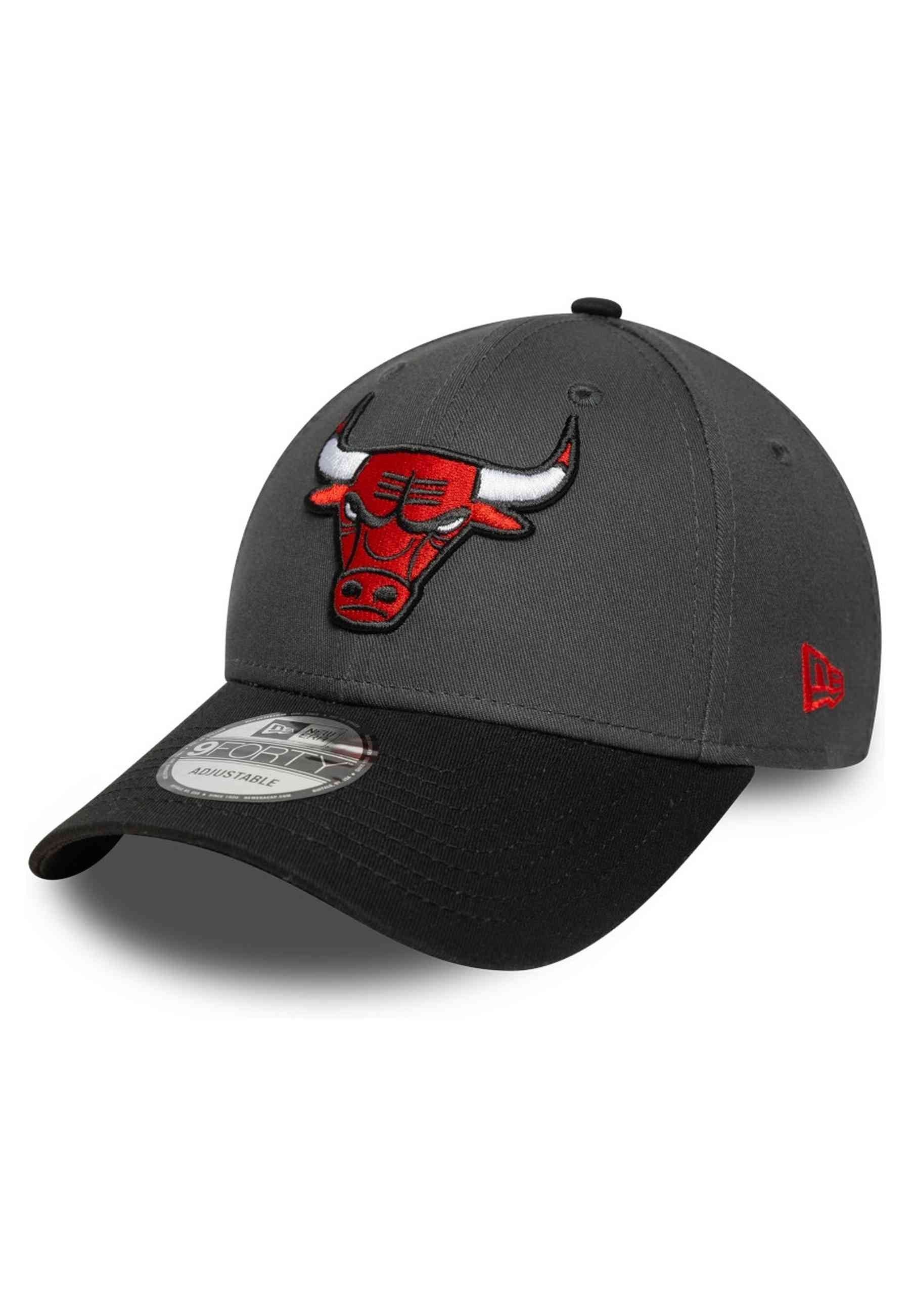 GORRA NEW ERA ANTRACITA BULLS SIDE PATCH 9FORTY CHIBUL