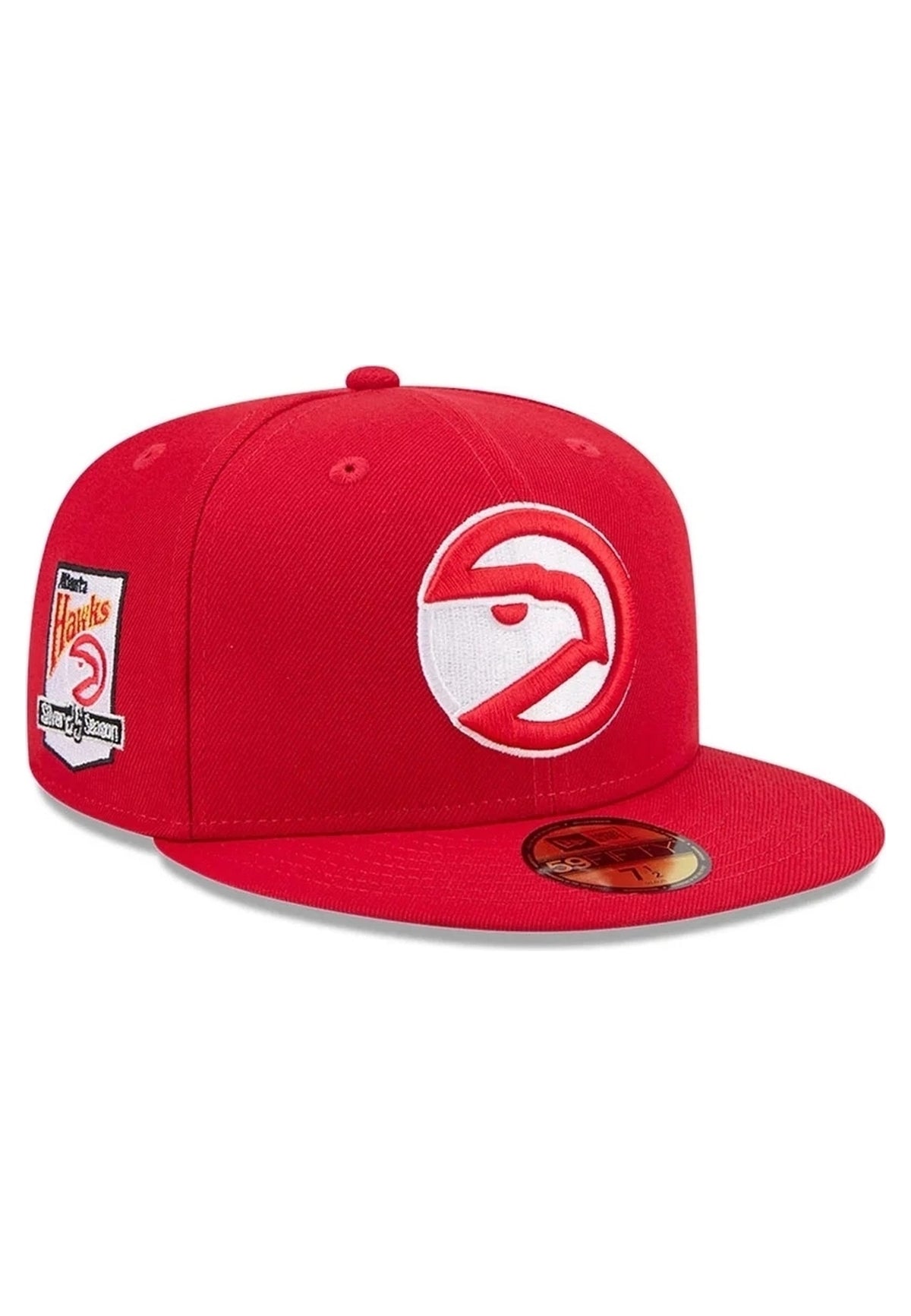 GORRA NEW ERA ATLANTA HAWKS 59FIFTY HARDWOOD CLASSIC ROJA