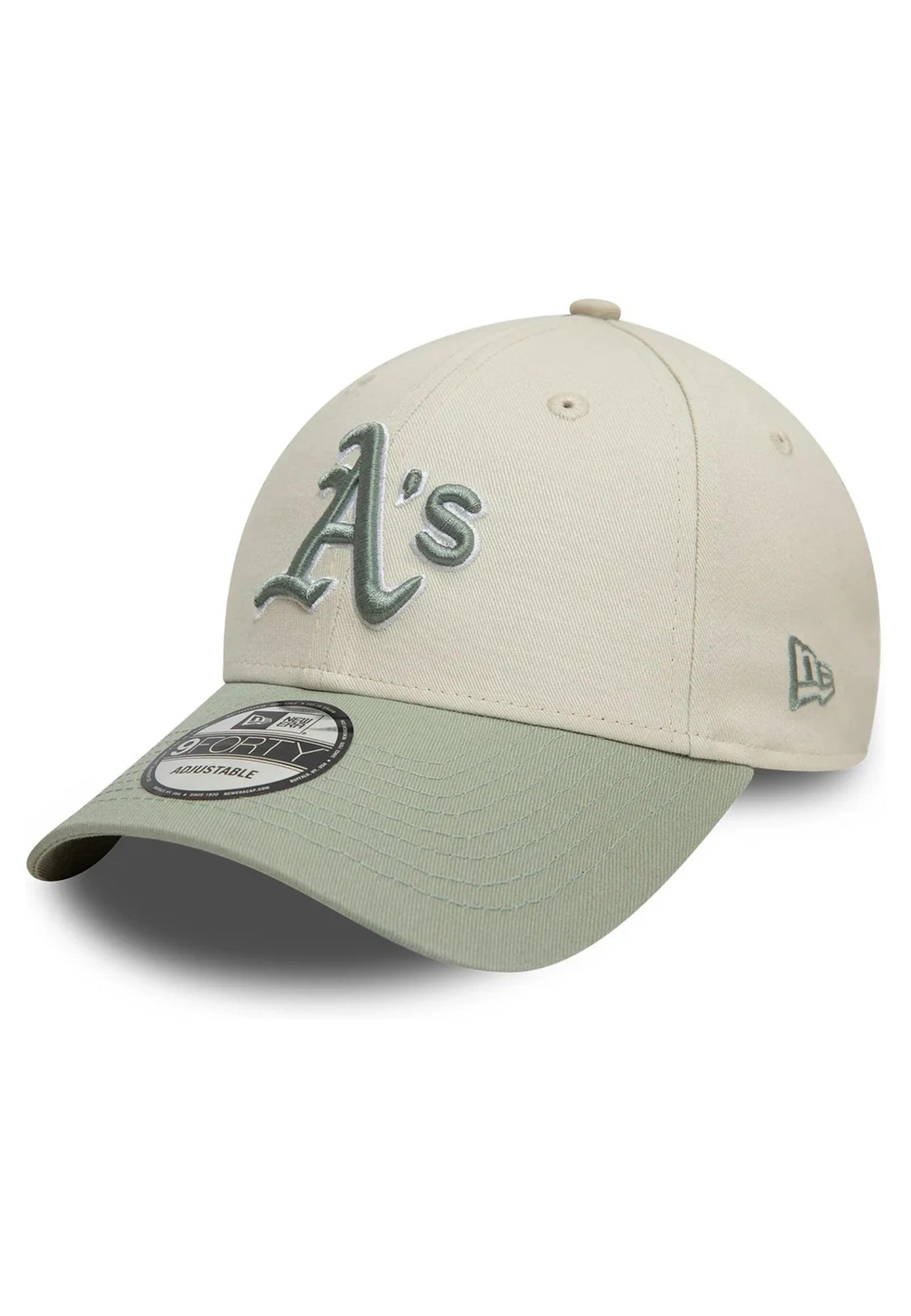 GORRA NEW ERA BEIGE ATHLETICS WS PATCH 9FORTY OAKATHCO