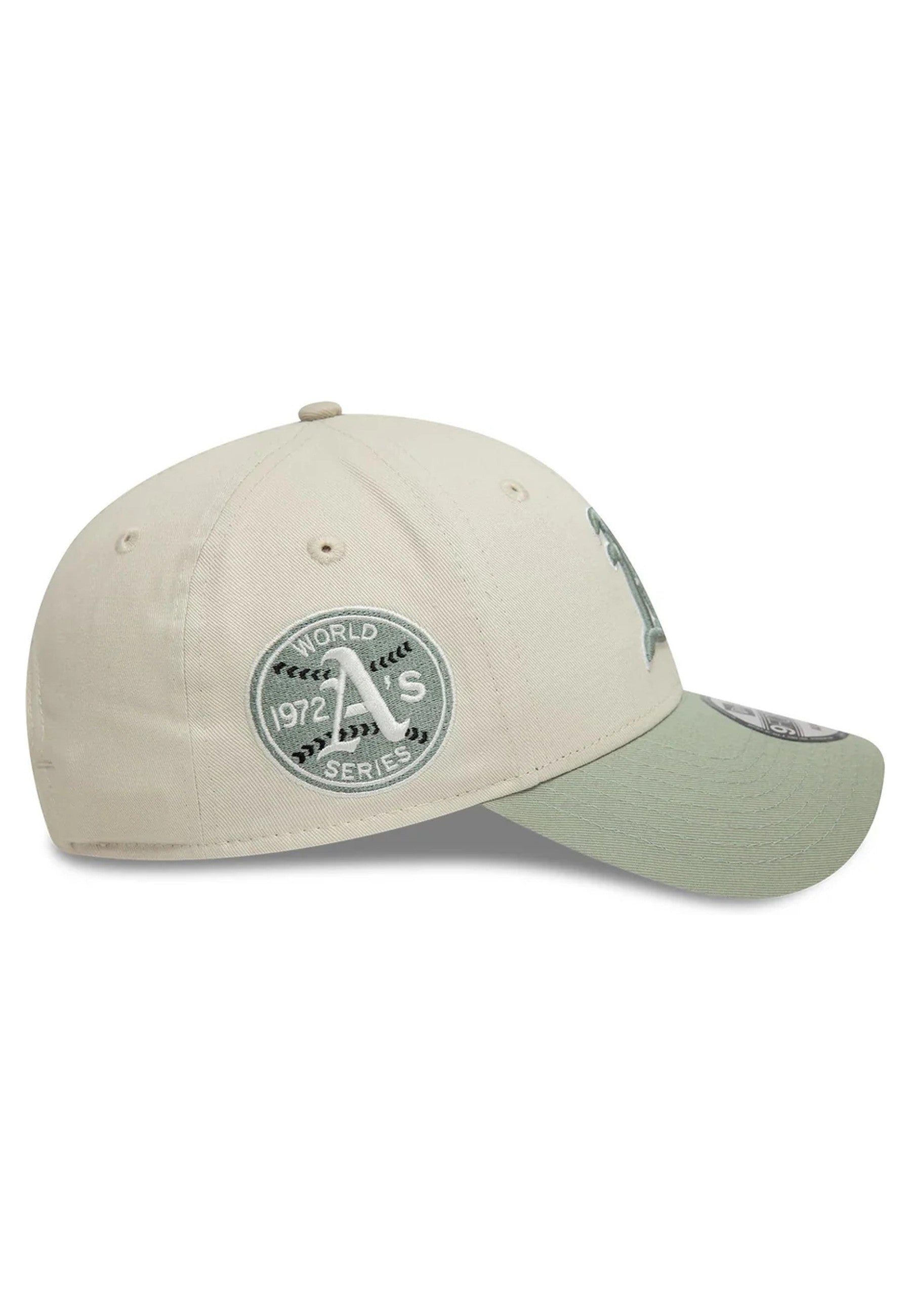 GORRA NEW ERA BEIGE ATHLETICS WS PATCH 9FORTY OAKATHCO