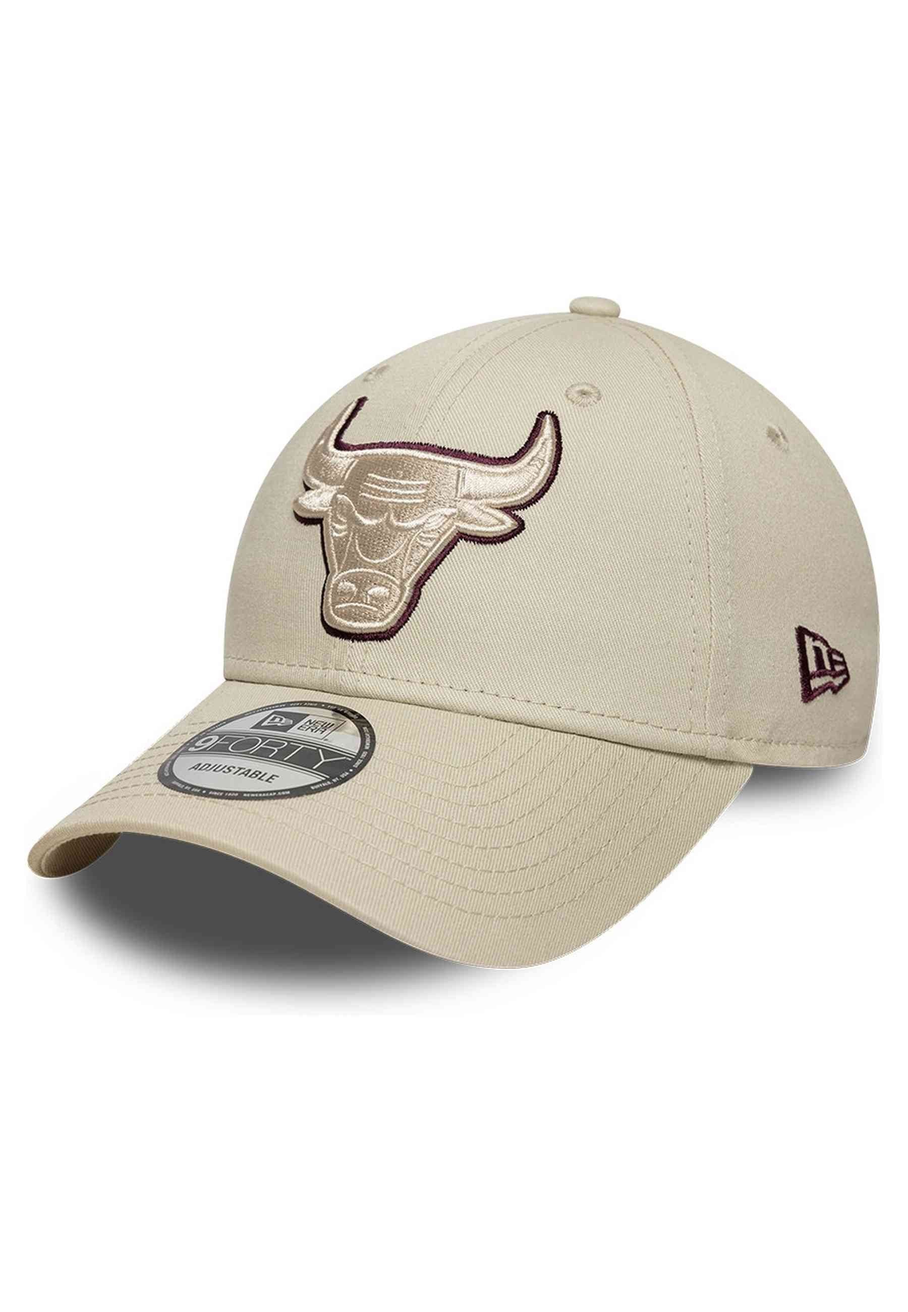 GORRA NEW ERA BEIGE BULLS TEAM OUTLINE 9FORTY CHIBUL