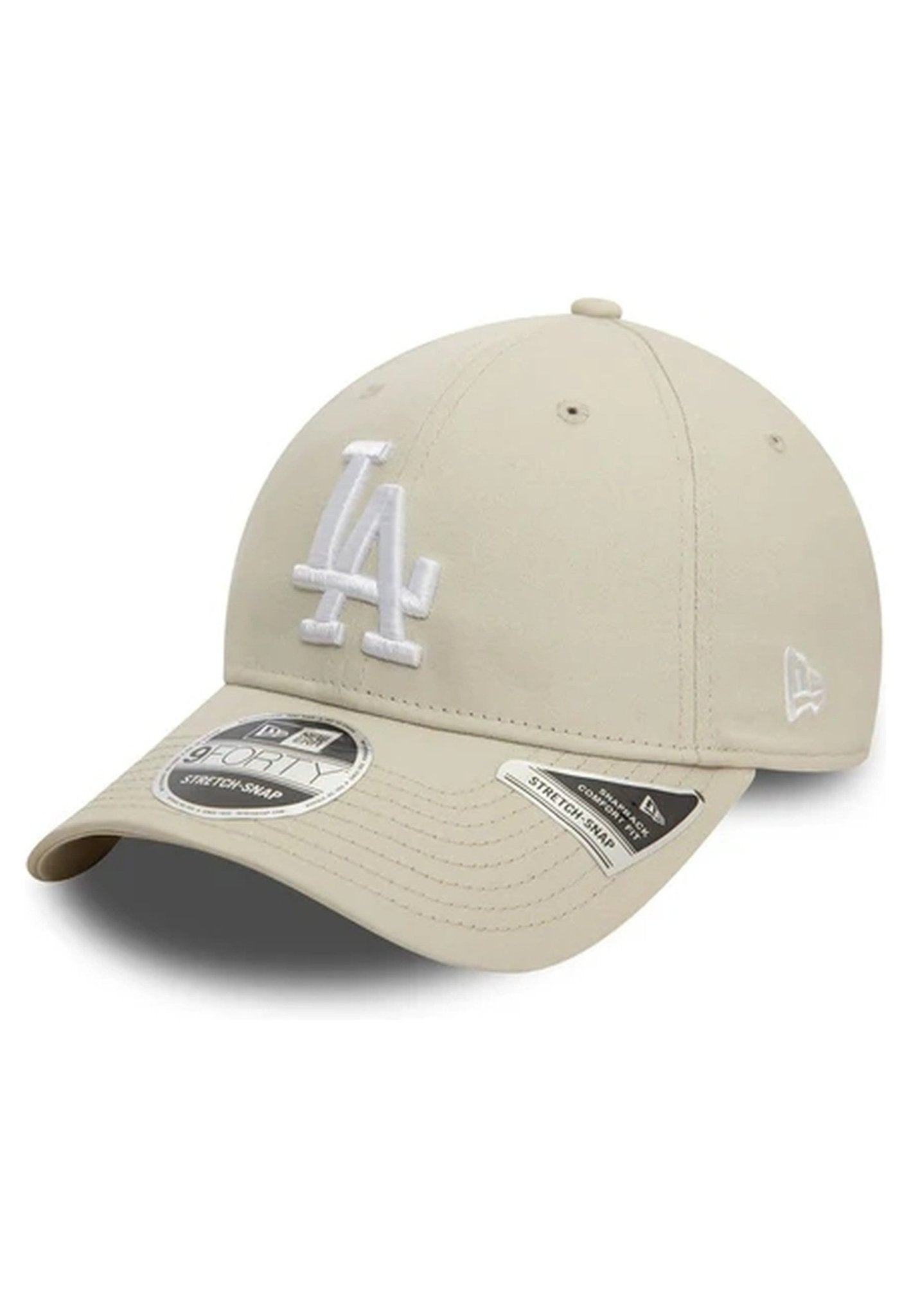 GORRA NEW ERA BEIGE DODGERS 9FORTY STRETCH SNAP LOSDOD - AREA ZERO