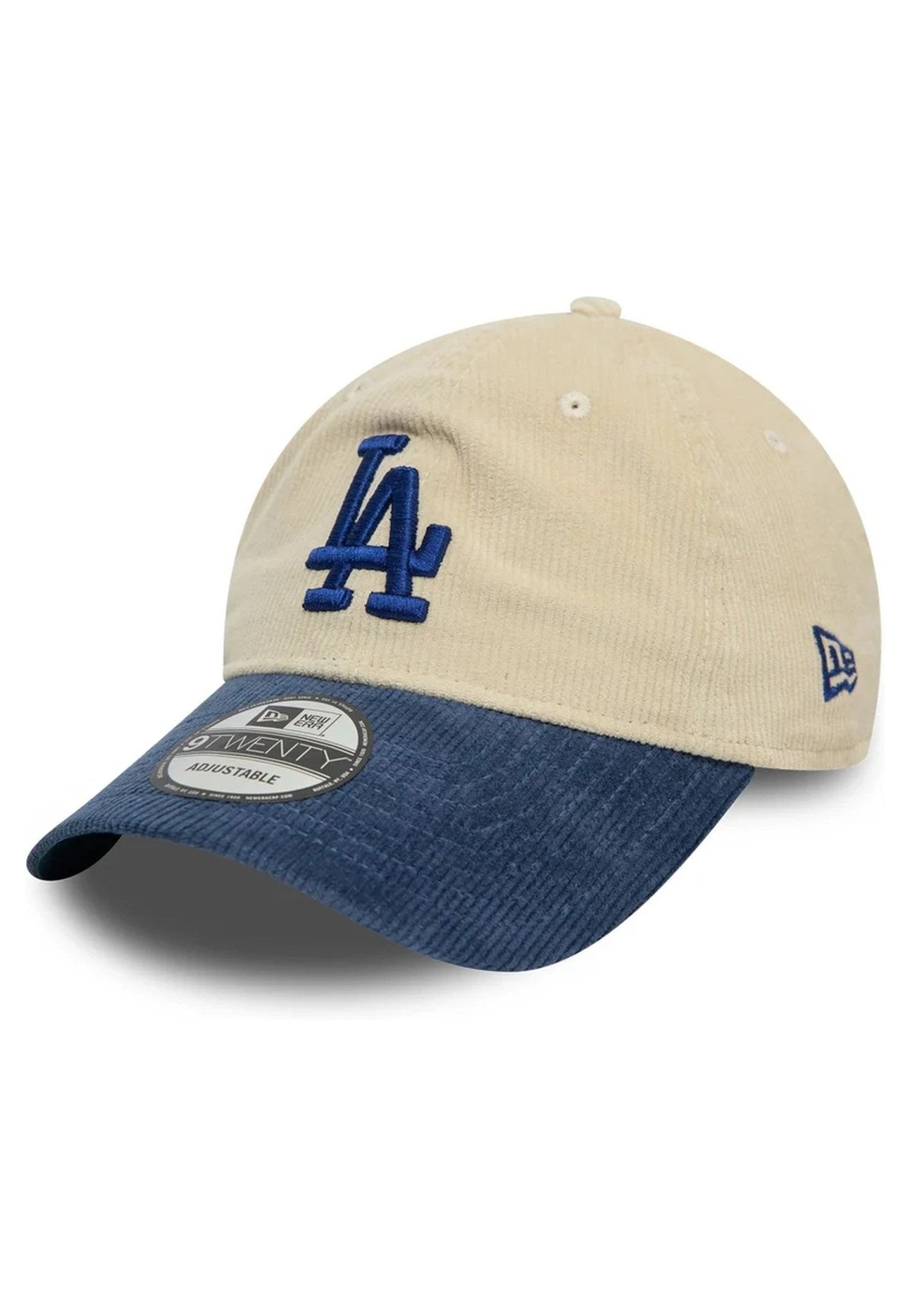 GORRA NEW ERA BEIGE DODGERS BLOCK CORD 9TWENTY LOSDOD - AREA ZERO