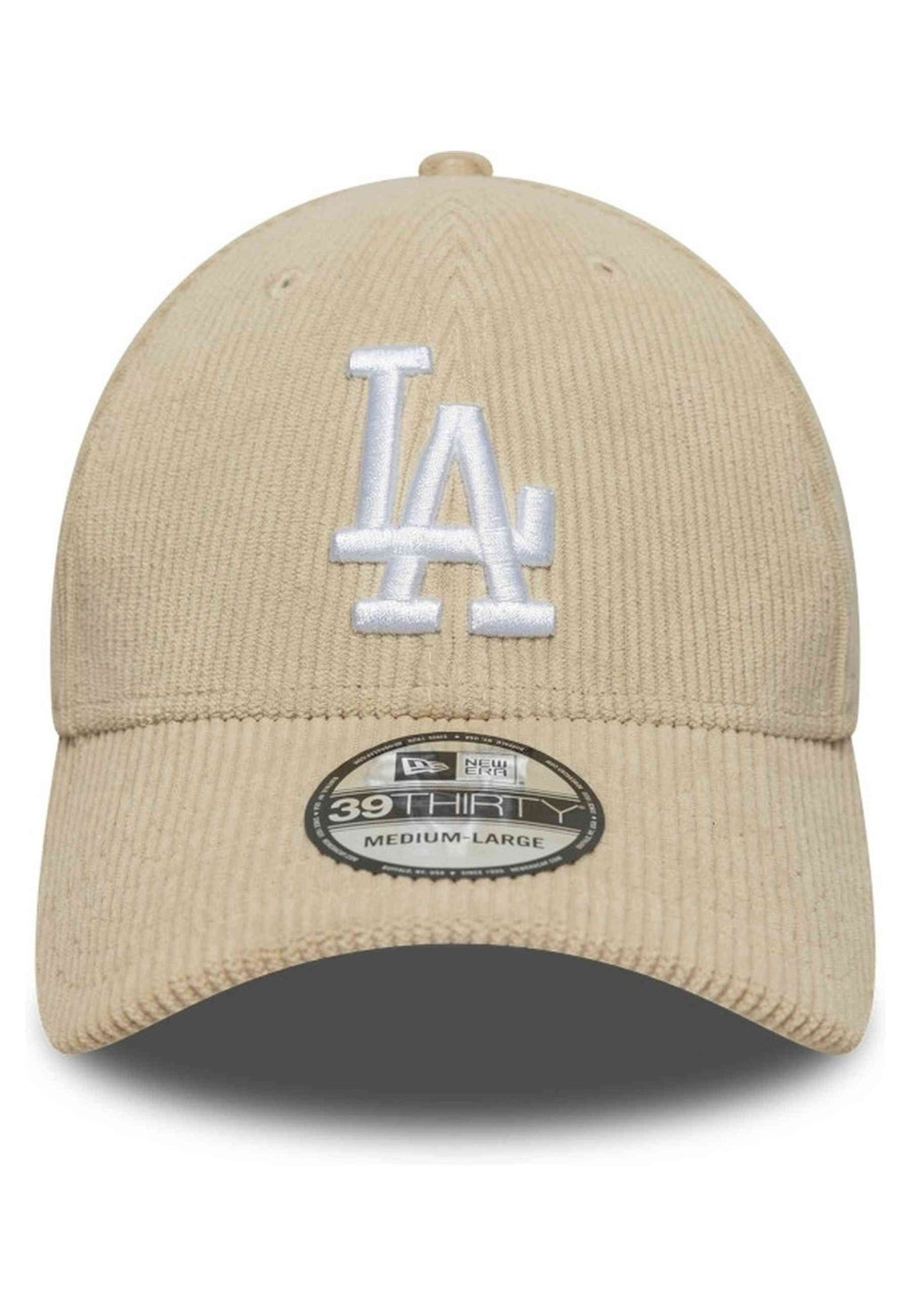 GORRA NEW ERA BEIGE DODGERS CORD 39THIRTY LOSDOD - AREA ZERO