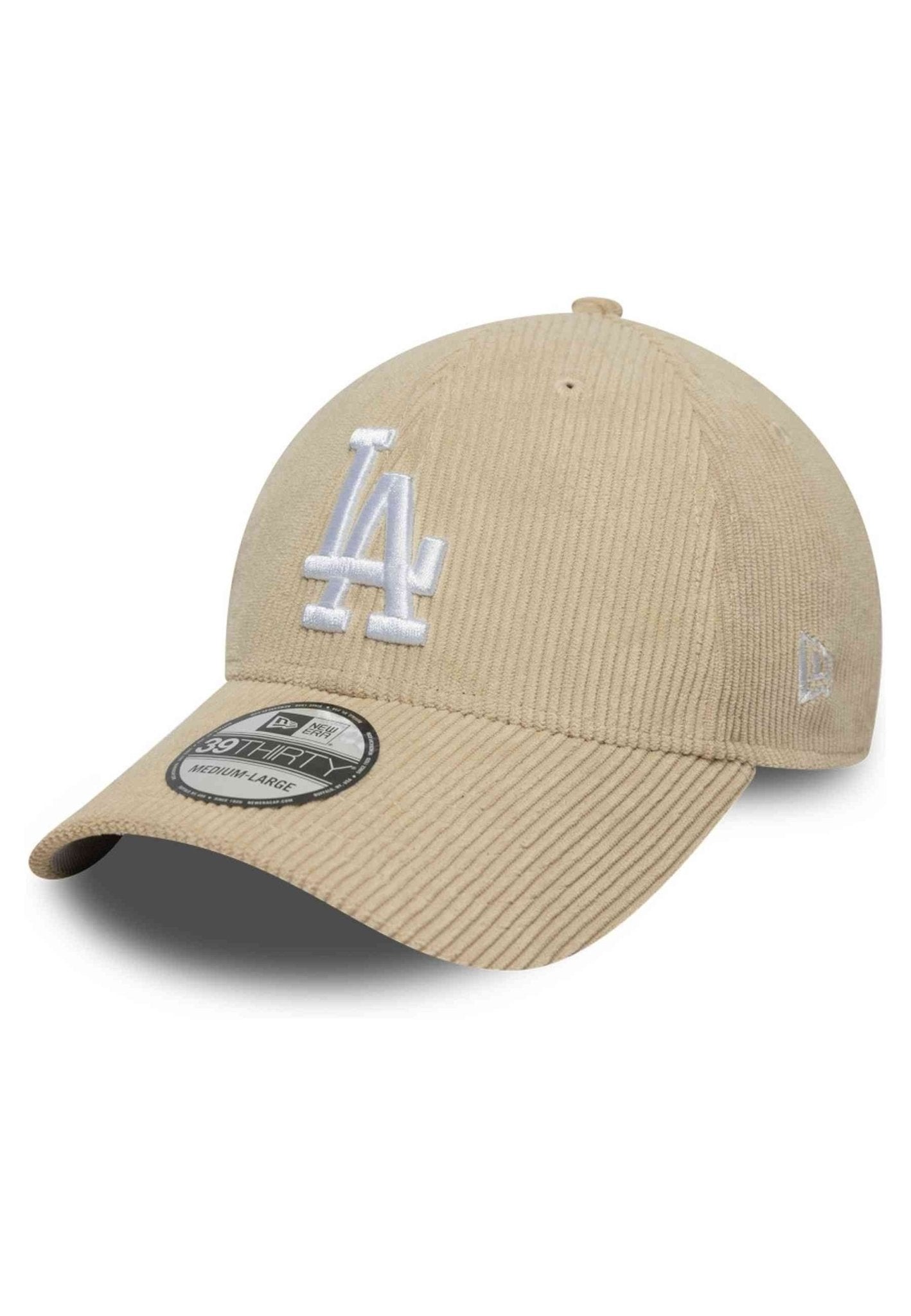 GORRA NEW ERA BEIGE DODGERS CORD 39THIRTY LOSDOD - AREA ZERO