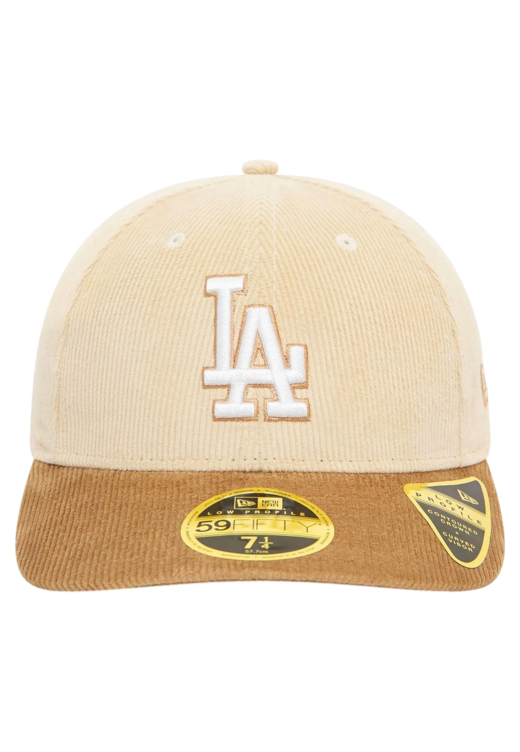 GORRA NEW ERA BEIGE DODGERS CORD LP 59FIFTY LOSDOD