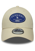 GORRA NEW ERA BEIGE DODGERS D RING PATCH LOSDOD