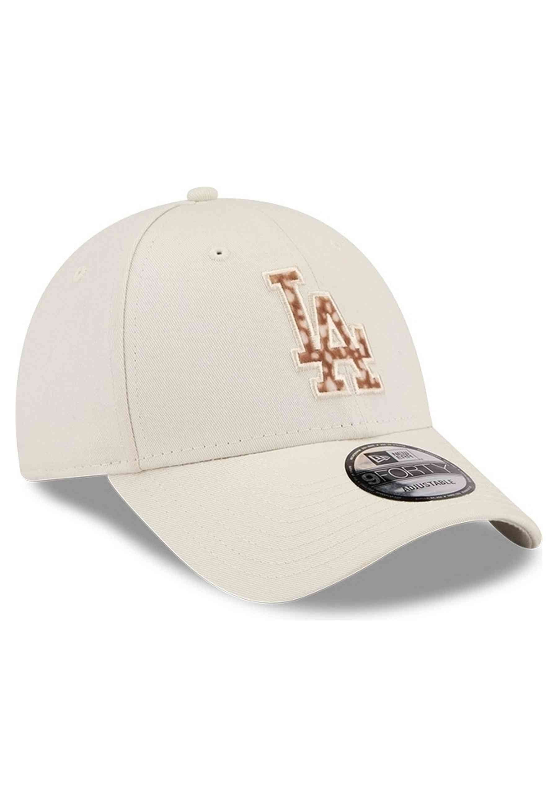 GORRA NEW ERA BEIGE DODGERS FAUX PONY INFILL 9FORTY LOSDOD