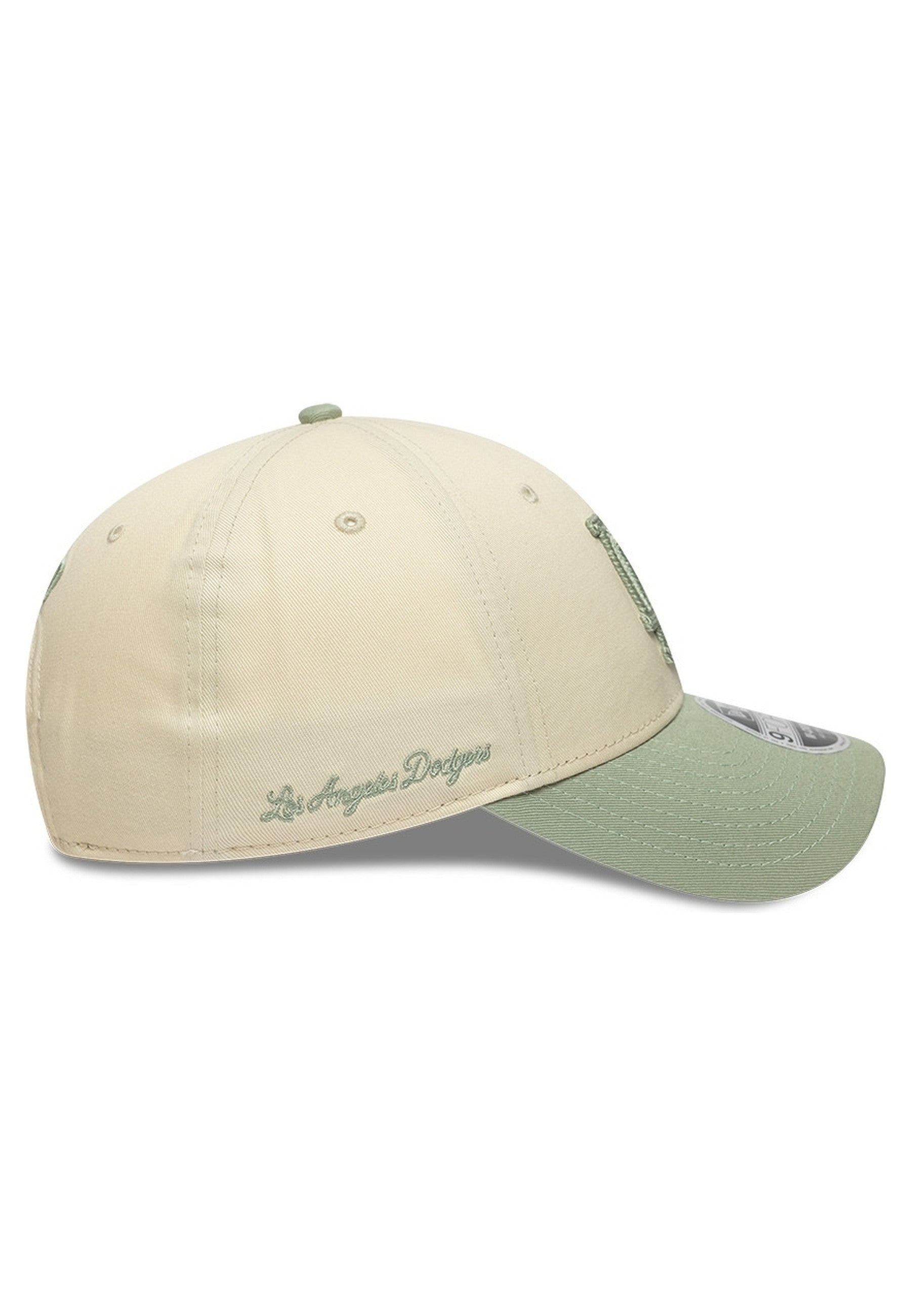 GORRA NEW ERA BEIGE DODGERS SIDE SCRIPT 9FORTY MCROWN LOSDOD