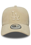 GORRA NEW ERA BEIGE DODGERS TONAL CORD TRUCKER LOSDOD