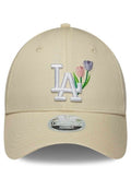 GORRA NEW ERA BEIGE DODGERS WMNS FLOWER ICON 9FORTY LOSDOD