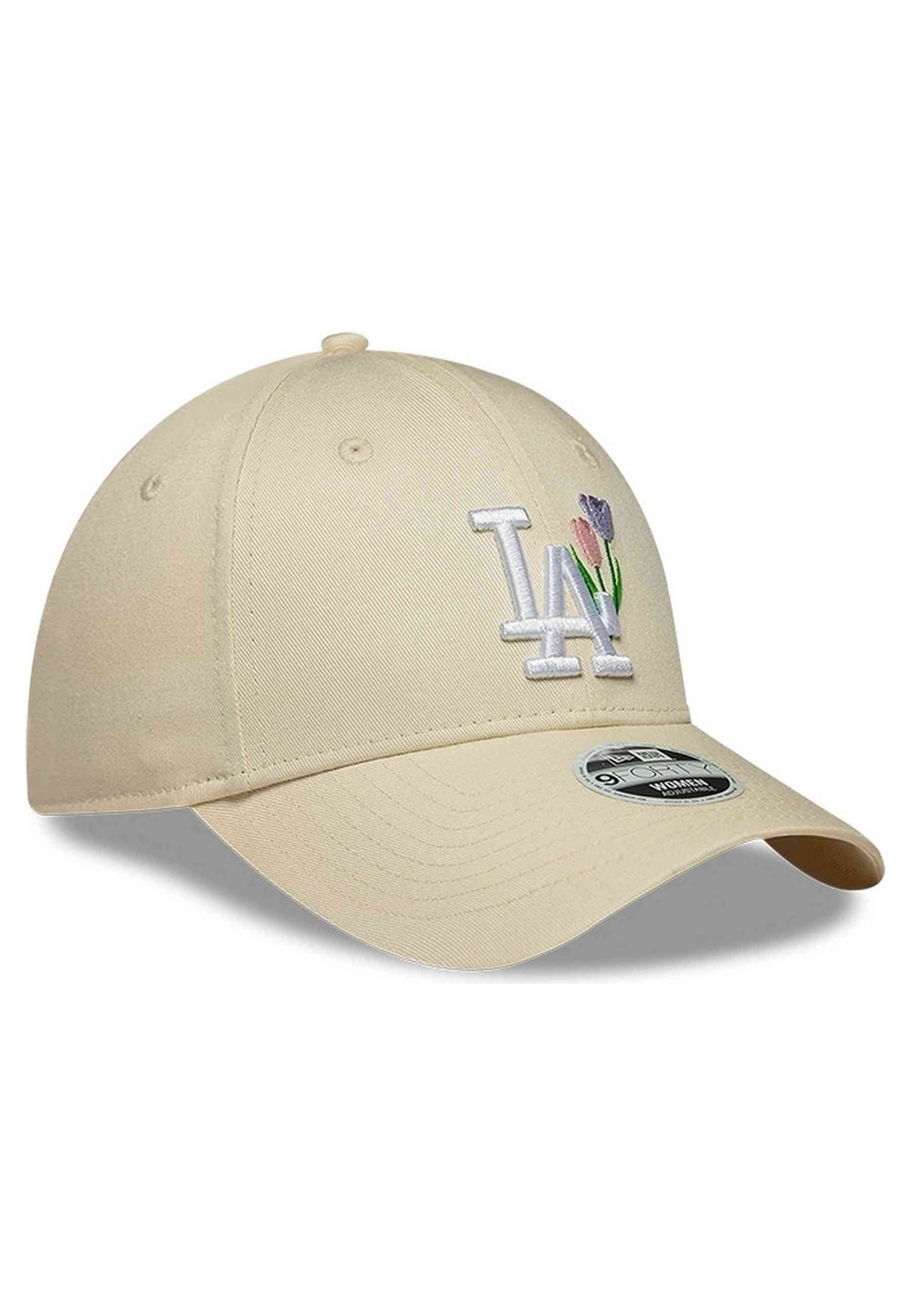 GORRA NEW ERA BEIGE DODGERS WMNS FLOWER ICON 9FORTY LOSDOD