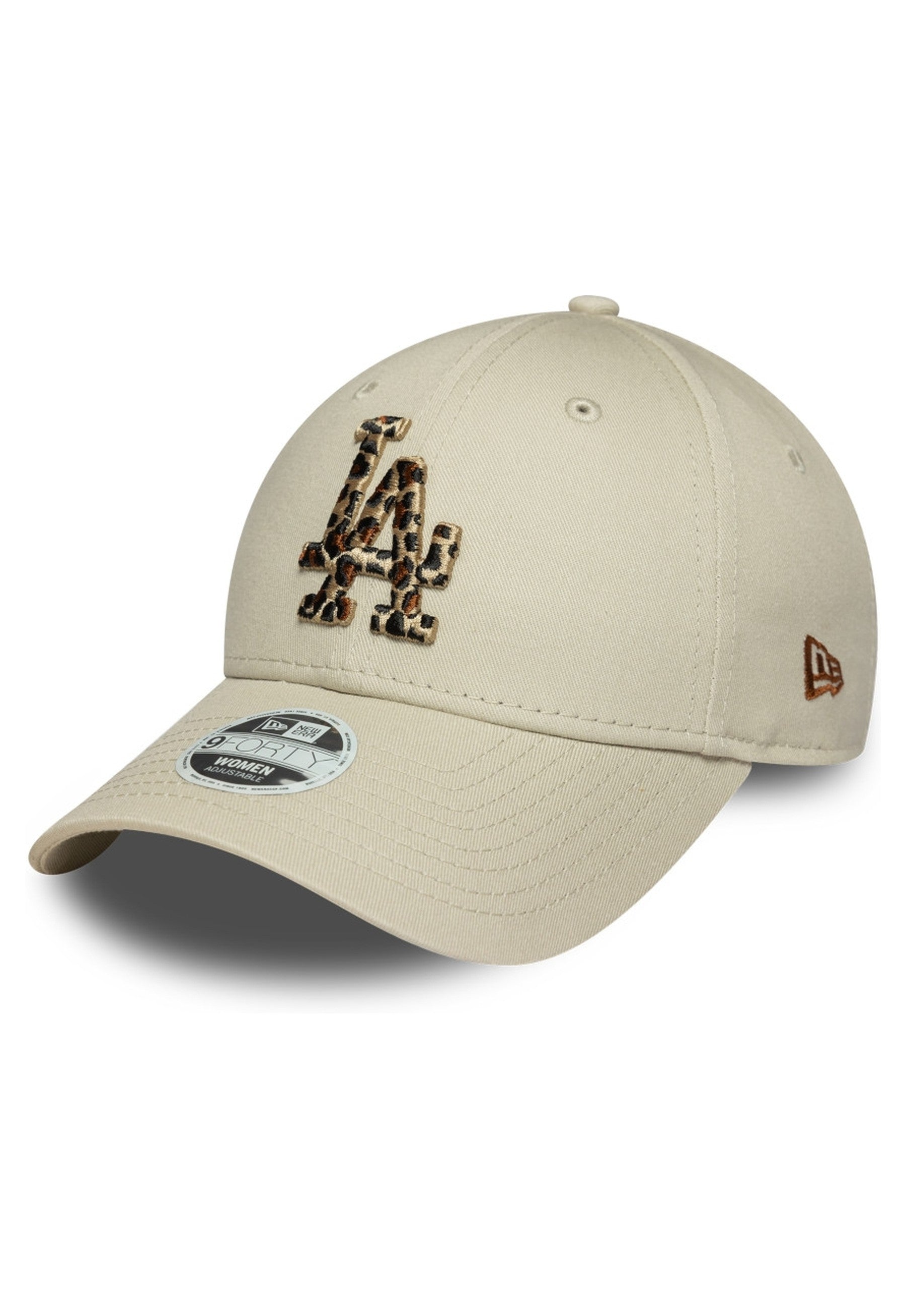 GORRA NEW ERA BEIGE DODGERS WMNS LEOPARD INFILL 9FORTY LOSDOD