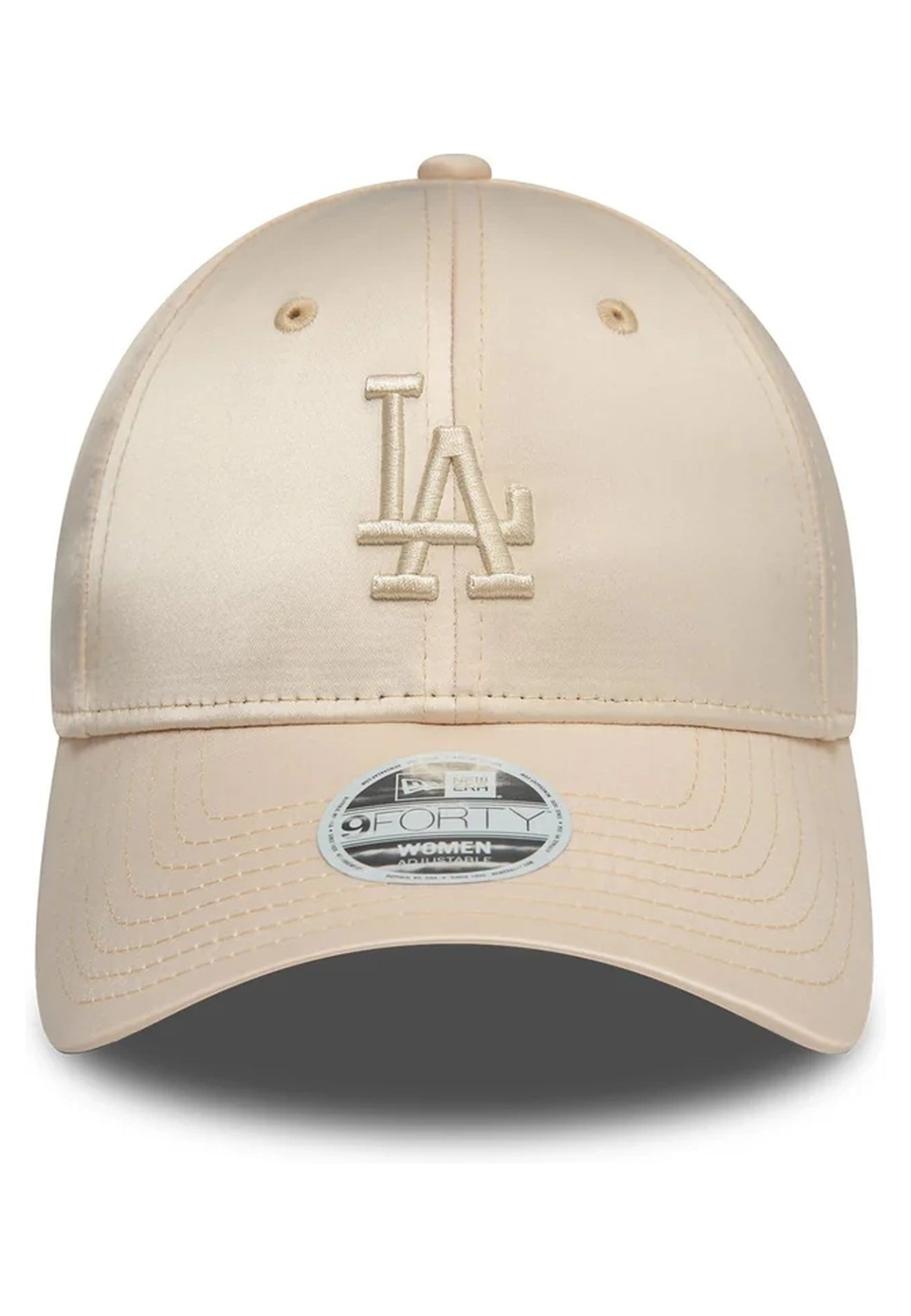 GORRA NEW ERA BEIGE DODGERS WMNS SATIN 9FORTY LOSDOD