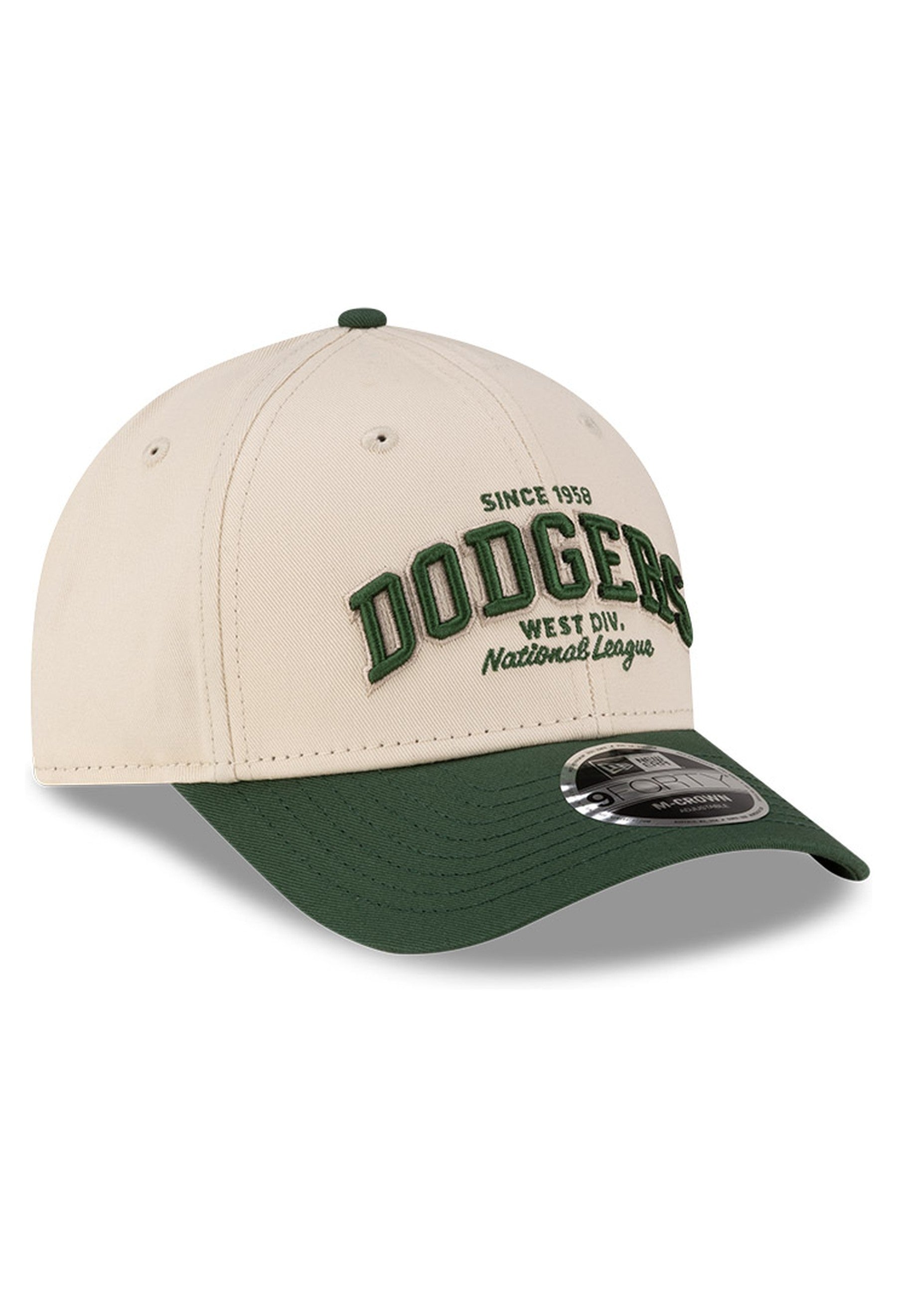 GORRA NEW ERA BEIGE DODGERS WORDMARK 9FORTY MC LOSDOD