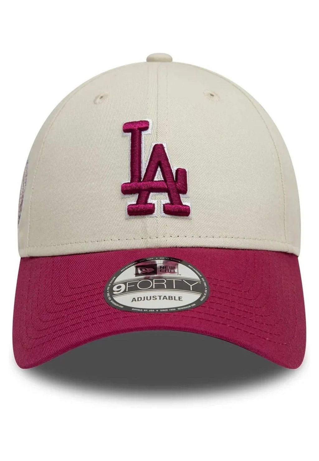 GORRA NEW ERA BEIGE DODGERS WS PATCH 9FORTY LOSDODCO - AREA ZERO