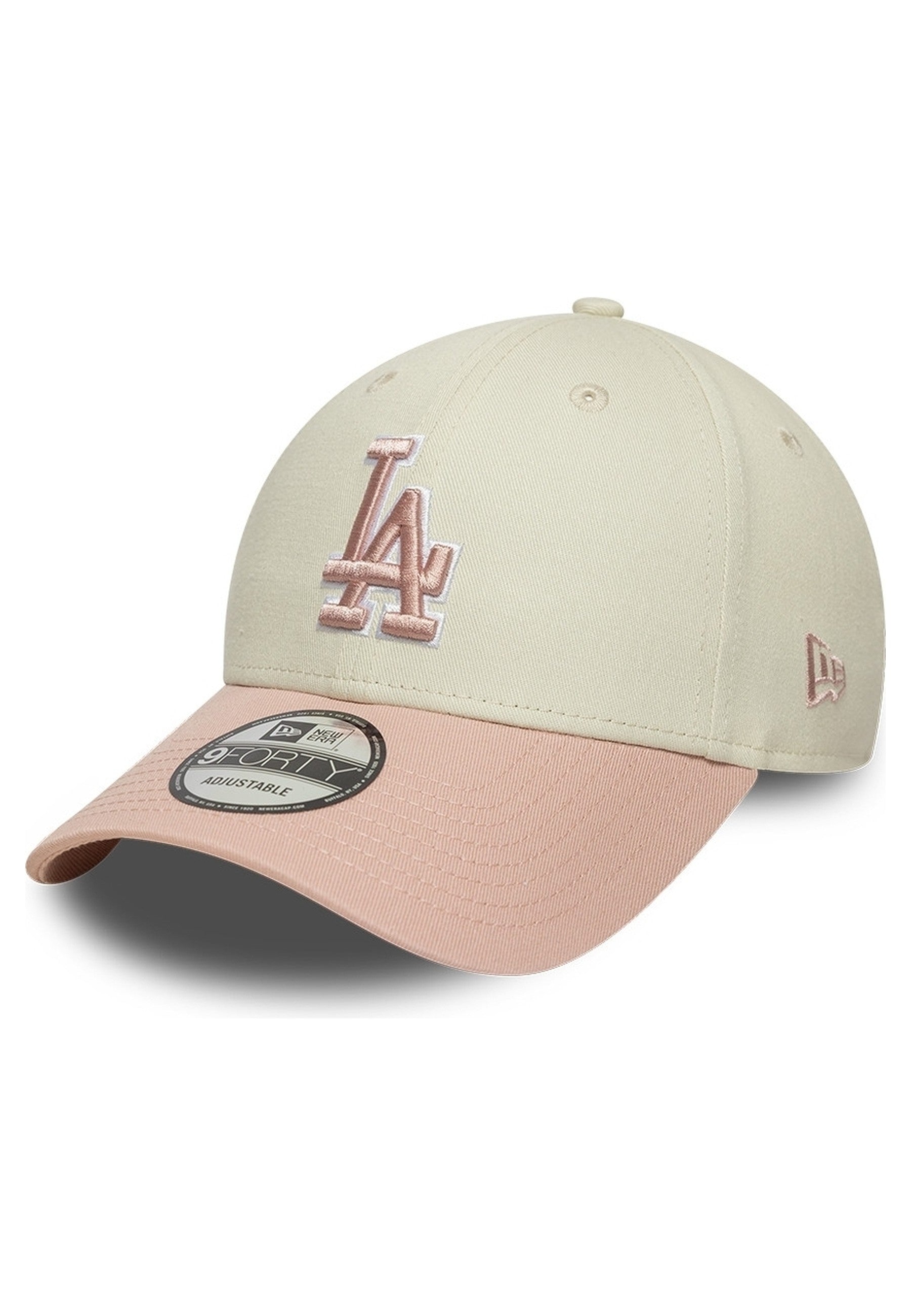 GORRA NEW ERA BEIGE DODGERS WS PATCH 9FORTY LOSDODCO
